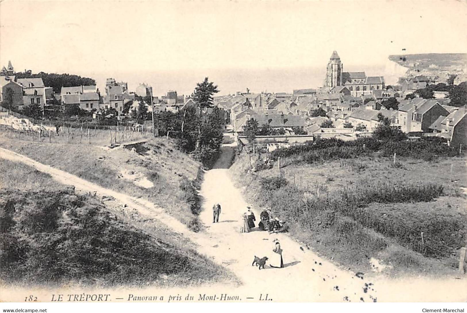 LE TREPORT - Panorama Pris Du Mont Huon - Très Bon état - Le Treport