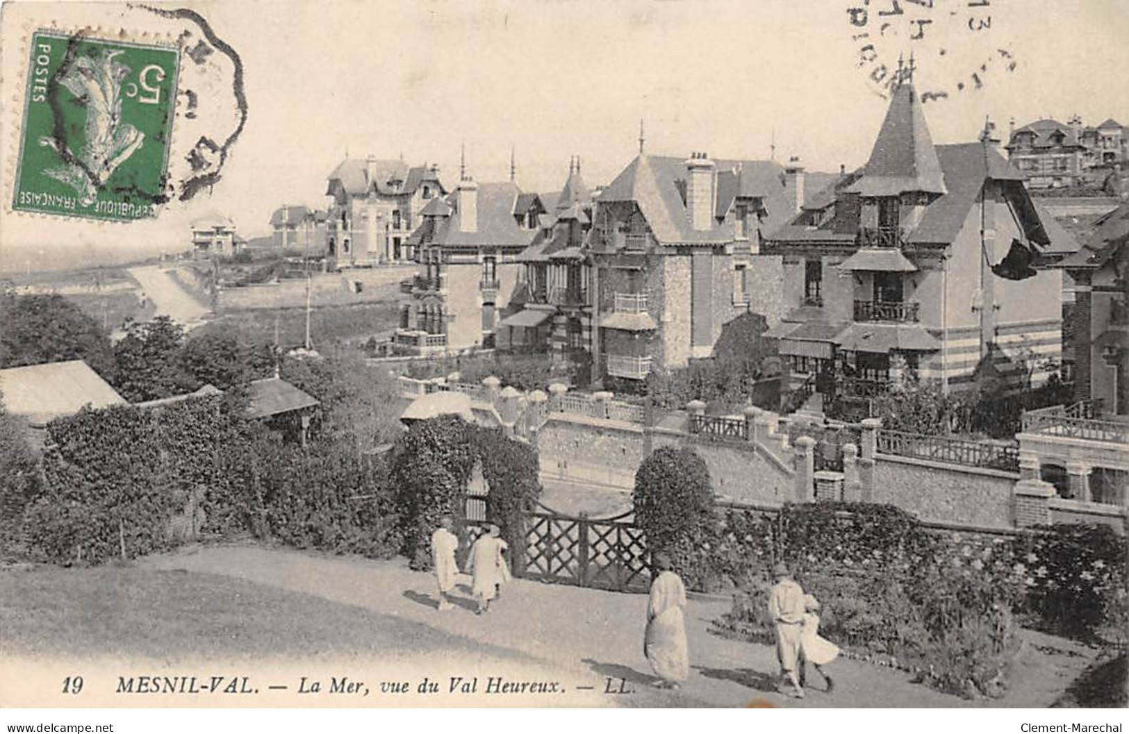 MESNIL VAL - La Mer, Vue Du Val Heureux - Très Bon état - Mesnil-Val