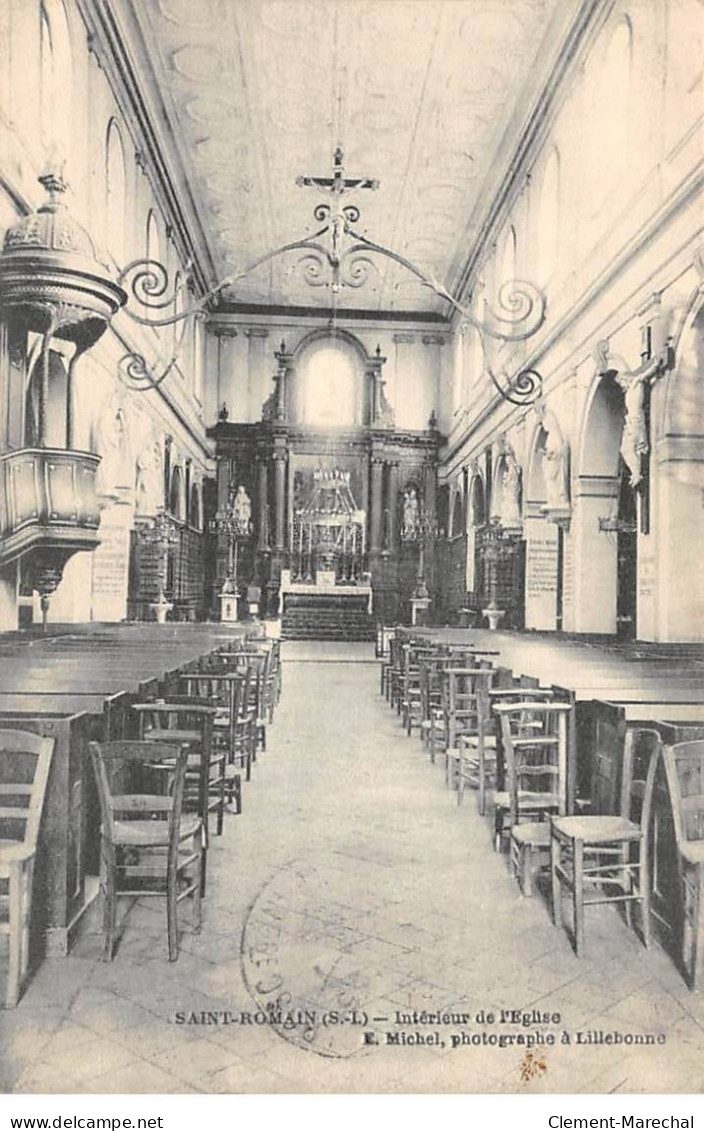 SAINT ROMAIN - Intérieur De L'Eglise - Très Bon état - Saint Romain De Colbosc