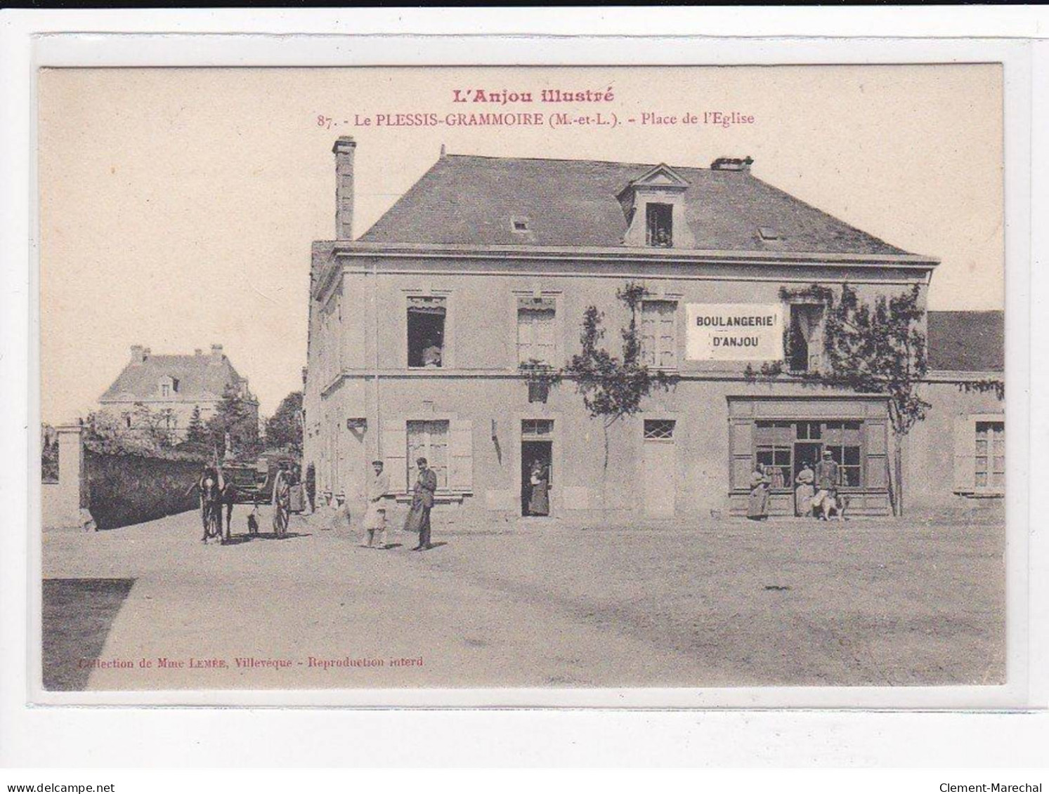 LE PLESSIS-GRAMMOIRE : Place De L'Eglise - Très Bon état - Sonstige & Ohne Zuordnung