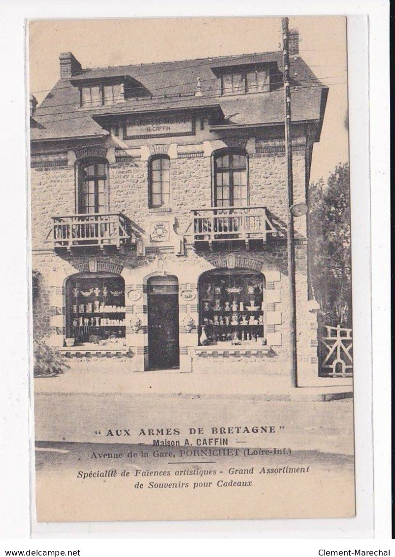 PORNICHET : "Aux Armes De Bretagne", Maison A.CAFFIN, Avenue De La Gare - Très Bon état - Pornichet