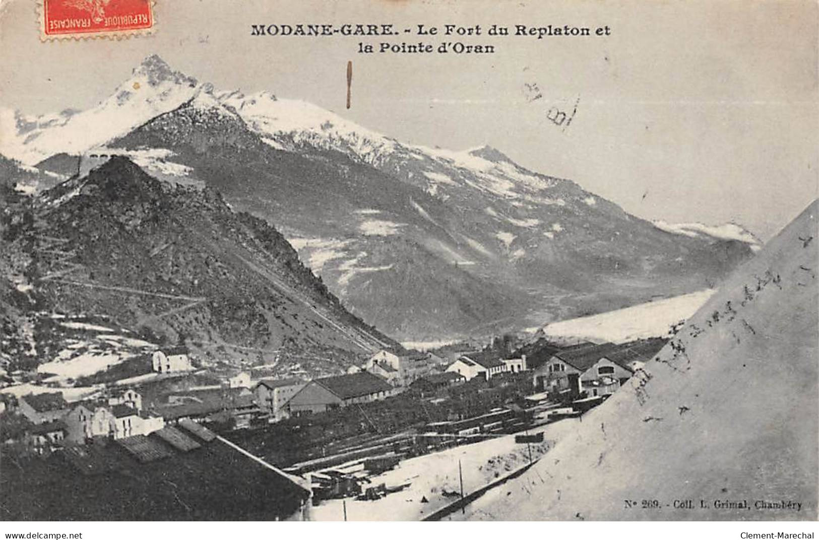 MODANE GARE - Le Fort Du Replaton Et La Pointe D'Oran - Très Bon état - Modane