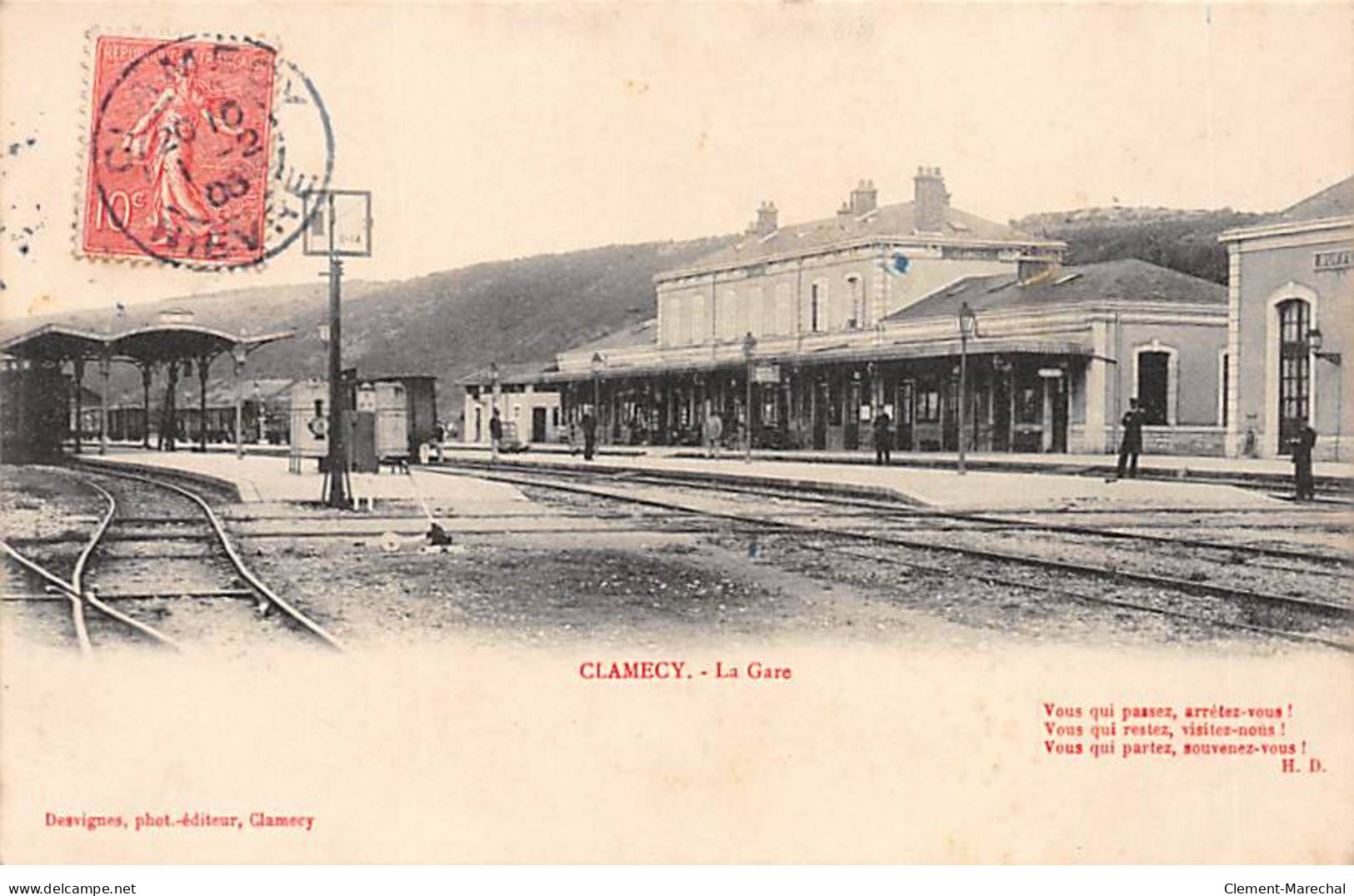 CLAMECY - La Gare - Très Bon état - Clamecy