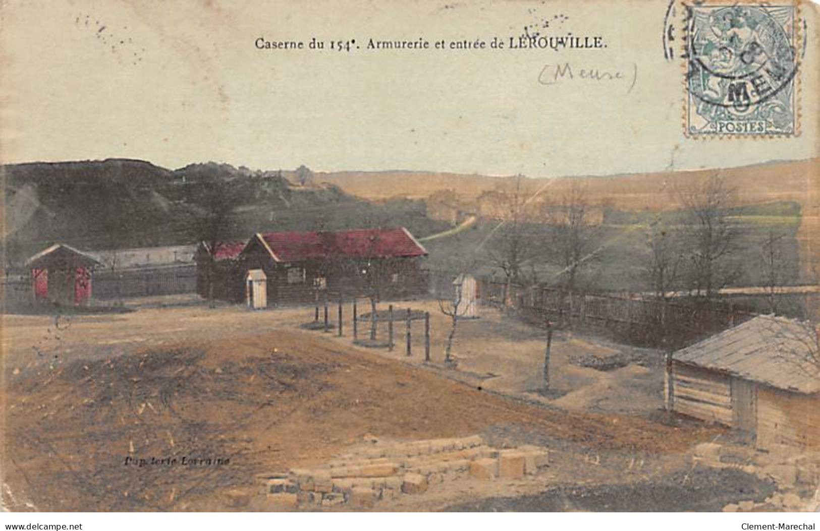 Caserne Du 154e - Armurerie Et Entrée De LEROUVILLE - Très Bon état - Lerouville