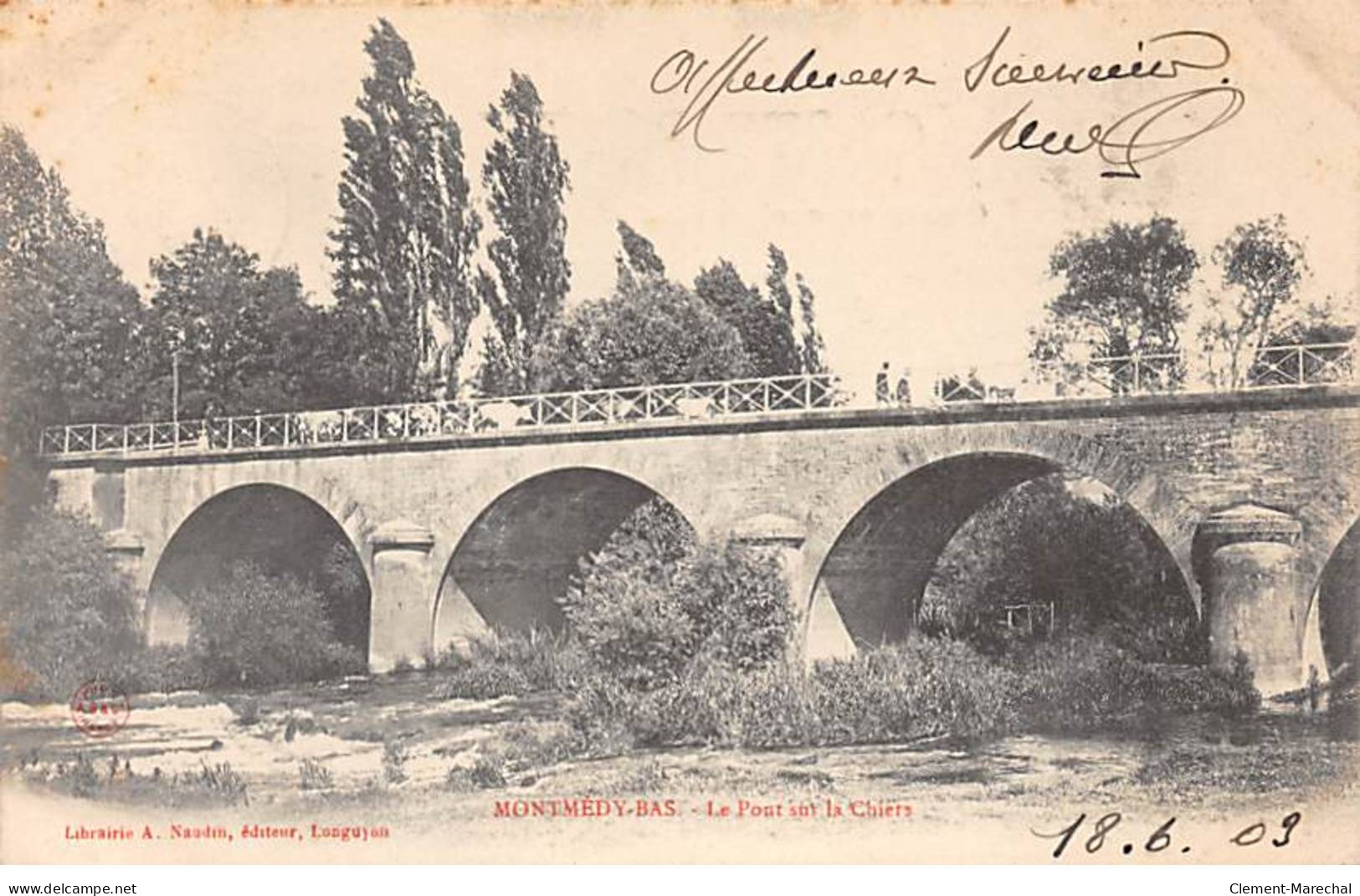 MONTMEDY BAS - Le Pont Sur La Chiers - Très Bon état - Montmedy