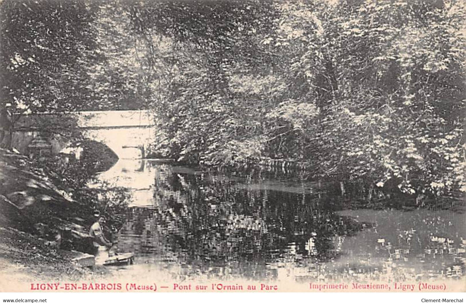 LIGNY EN BARROIS - Pont Sur L'Ornain Au Parc - Très Bon état - Ligny En Barrois