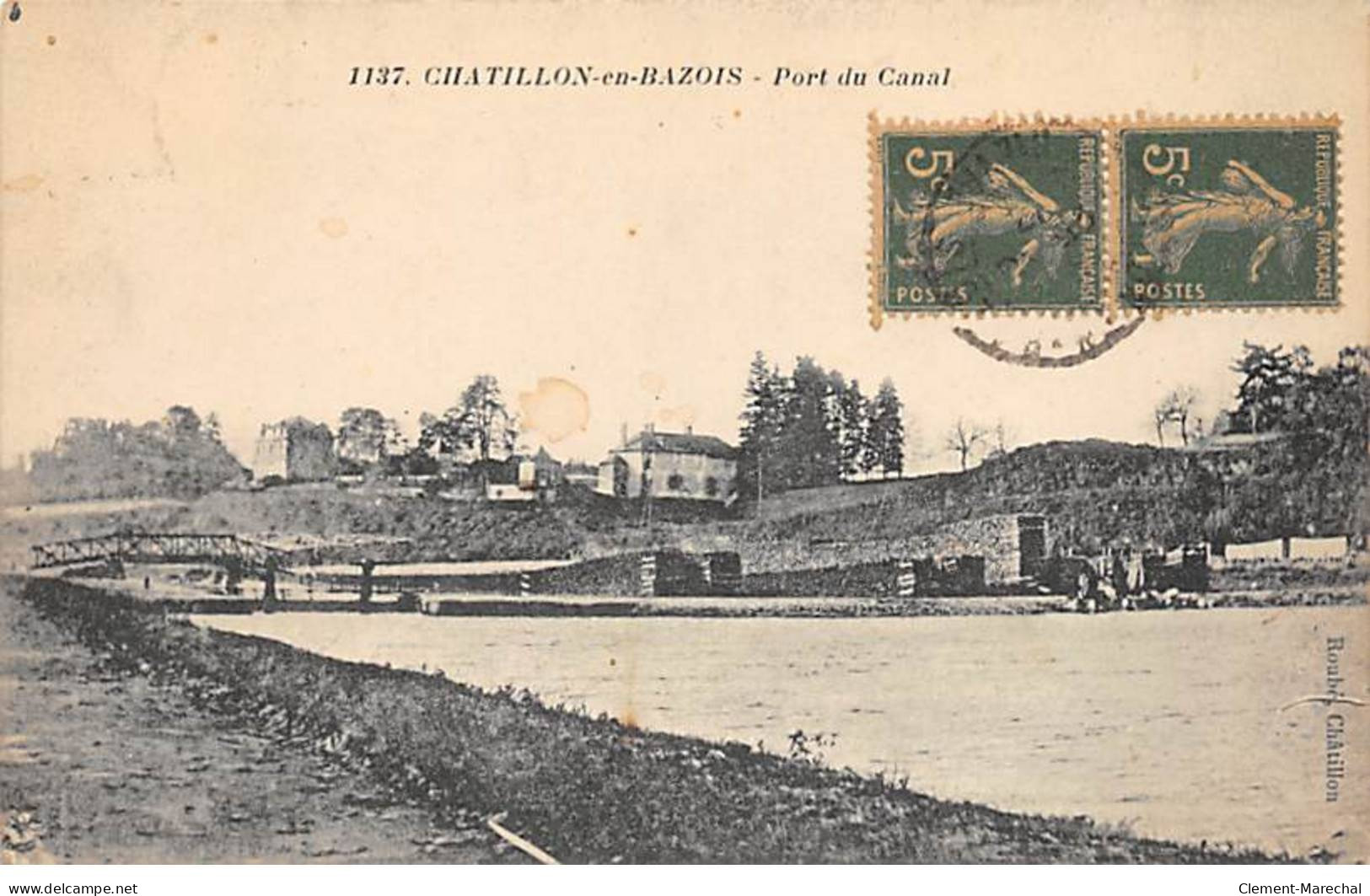 CHATILLON EN BAZOIS - Port Du Canal - Très Bon état - Chatillon En Bazois