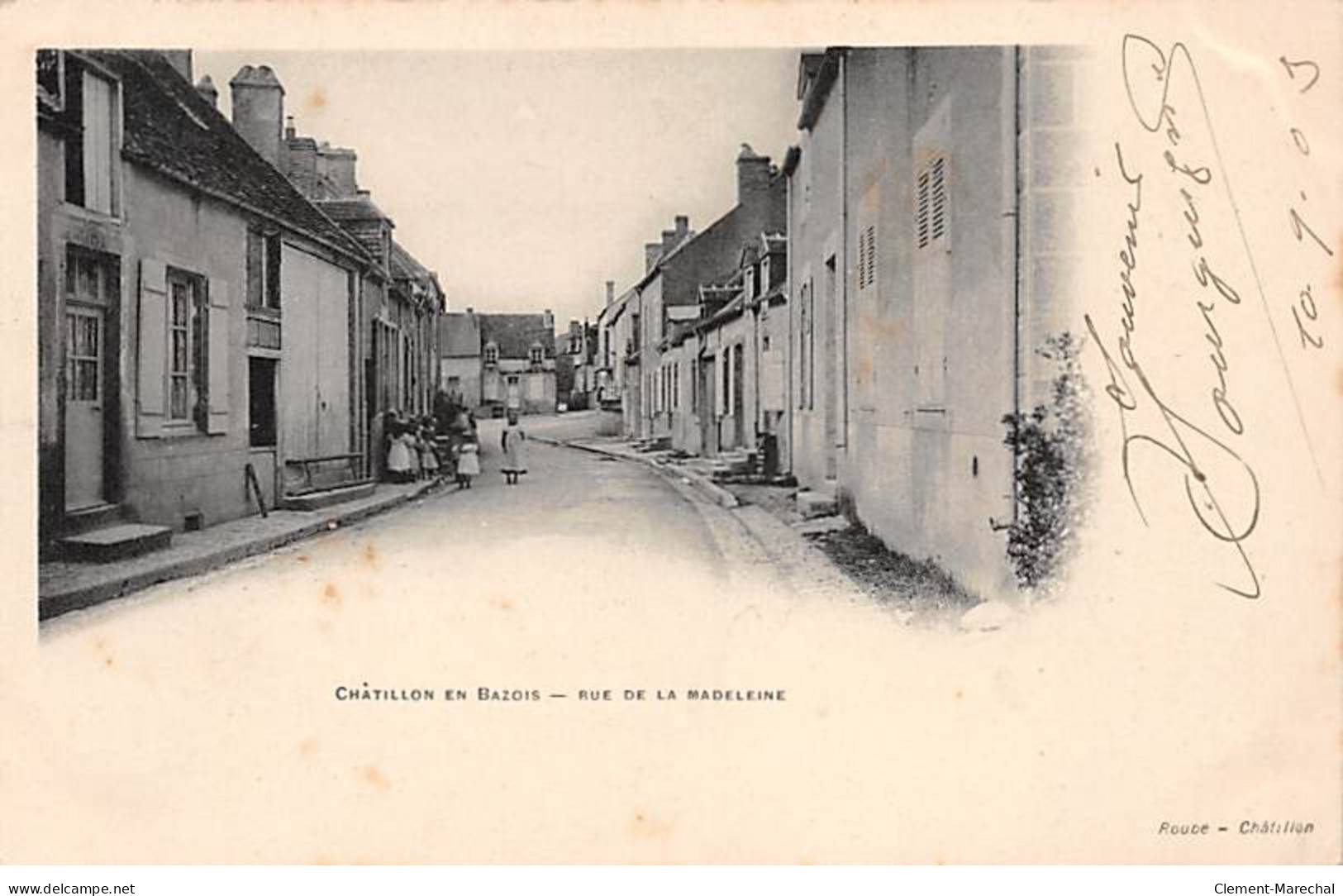 CHATILLON EN BAZOIS - Rue De La Madeleine - Très Bon état - Chatillon En Bazois