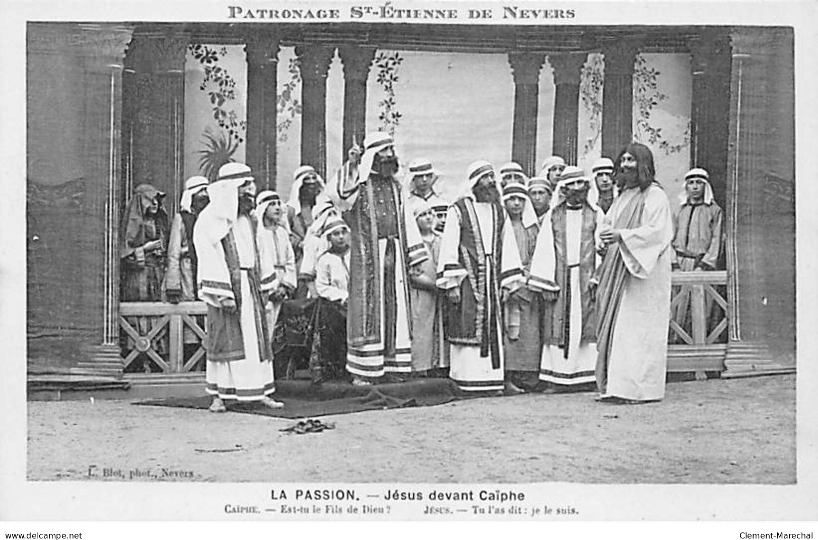 Patronage Saint Etienne De NEVERS - La Passion - Jésus Devant Caïphe - Très Bon état - Nevers