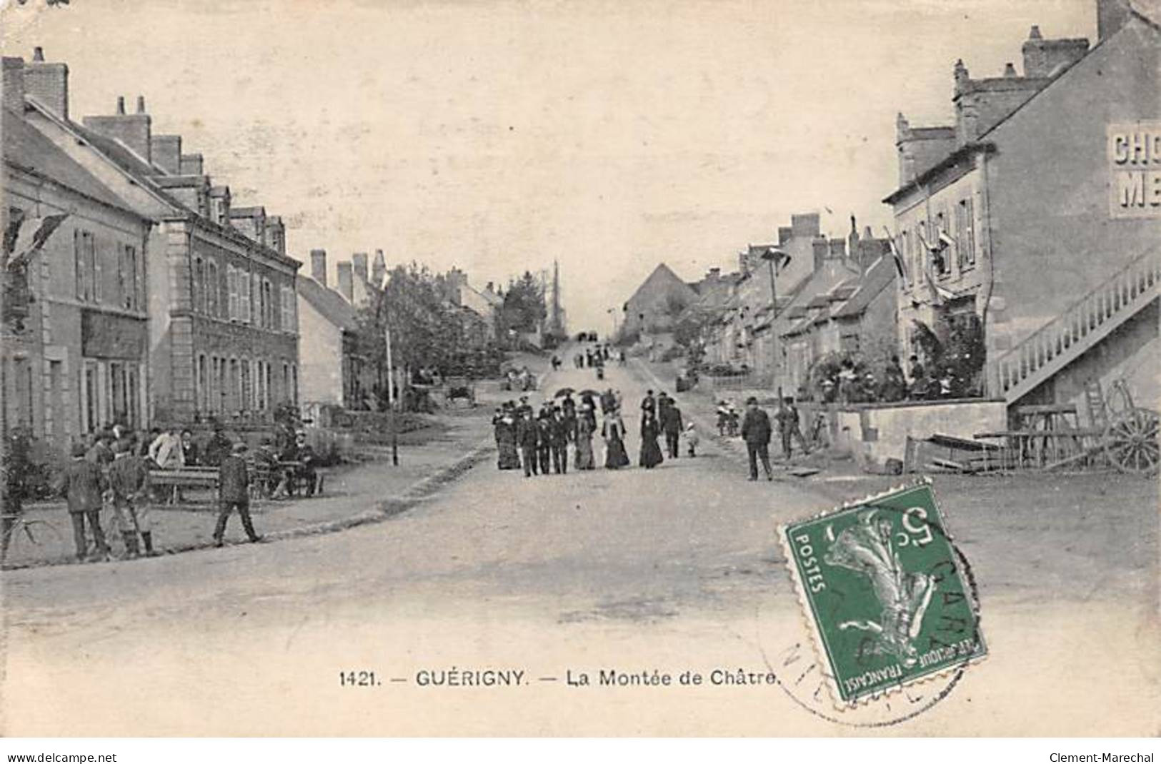 GUERIGNY - La Montée De Châtre - Très Bon état - Guerigny
