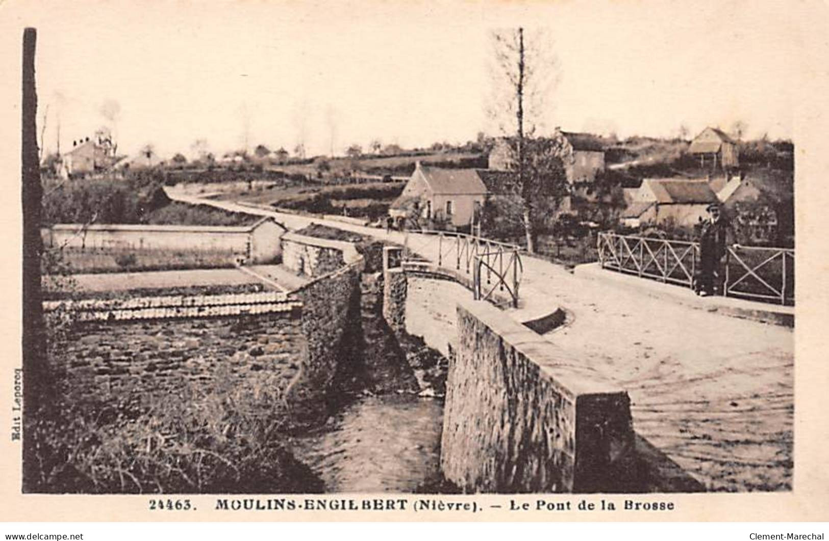 MOULINS ENGILBERT - Le Pont De La Brosse - Très Bon état - Moulin Engilbert