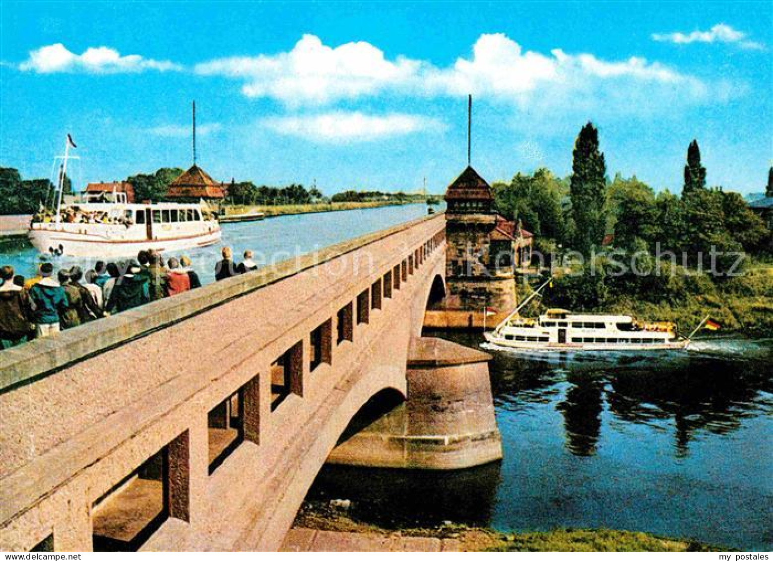 72636764 Minden Westfalen Wasserstrassenkreuz Bruecke  Minden - Minden