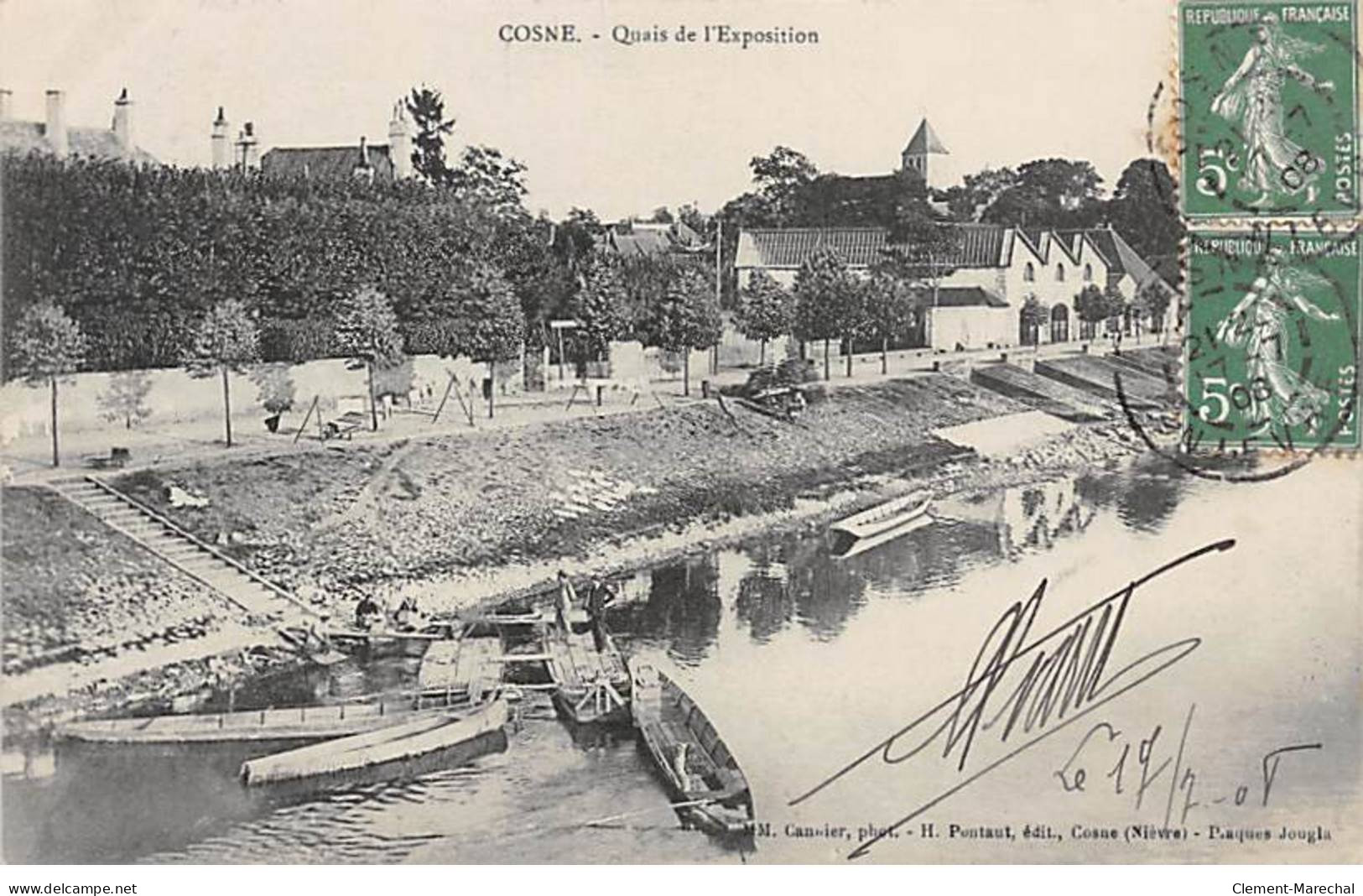 COSNE - Quais De L'Exposition - Très Bon état - Cosne Cours Sur Loire