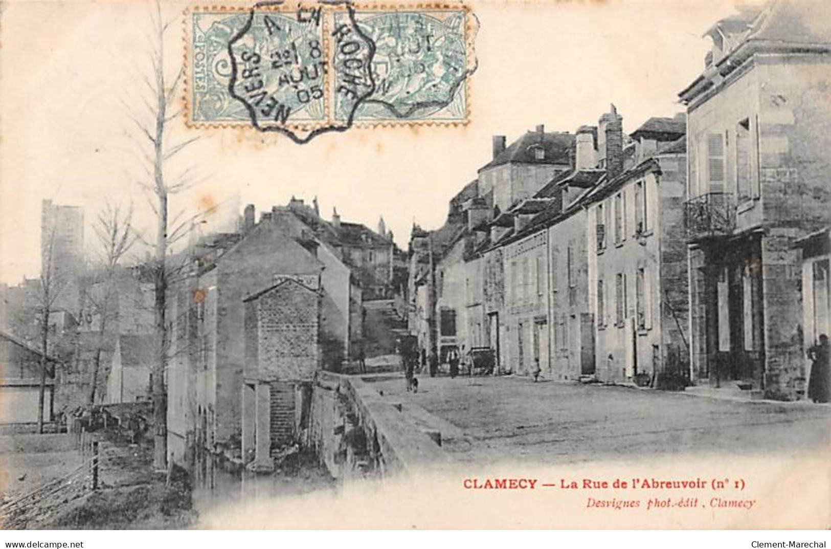 CLAMECY - La Rue De L'Abreuvoir - Très Bon état - Clamecy