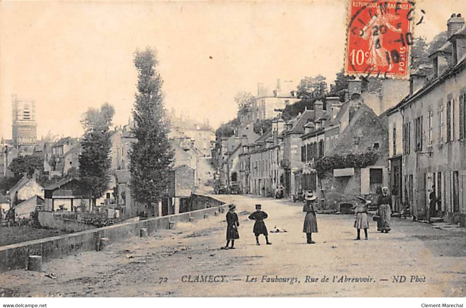 CLAMECY - Les Faubourgs, Rue De L'Abreuvoir - Très Bon état - Clamecy