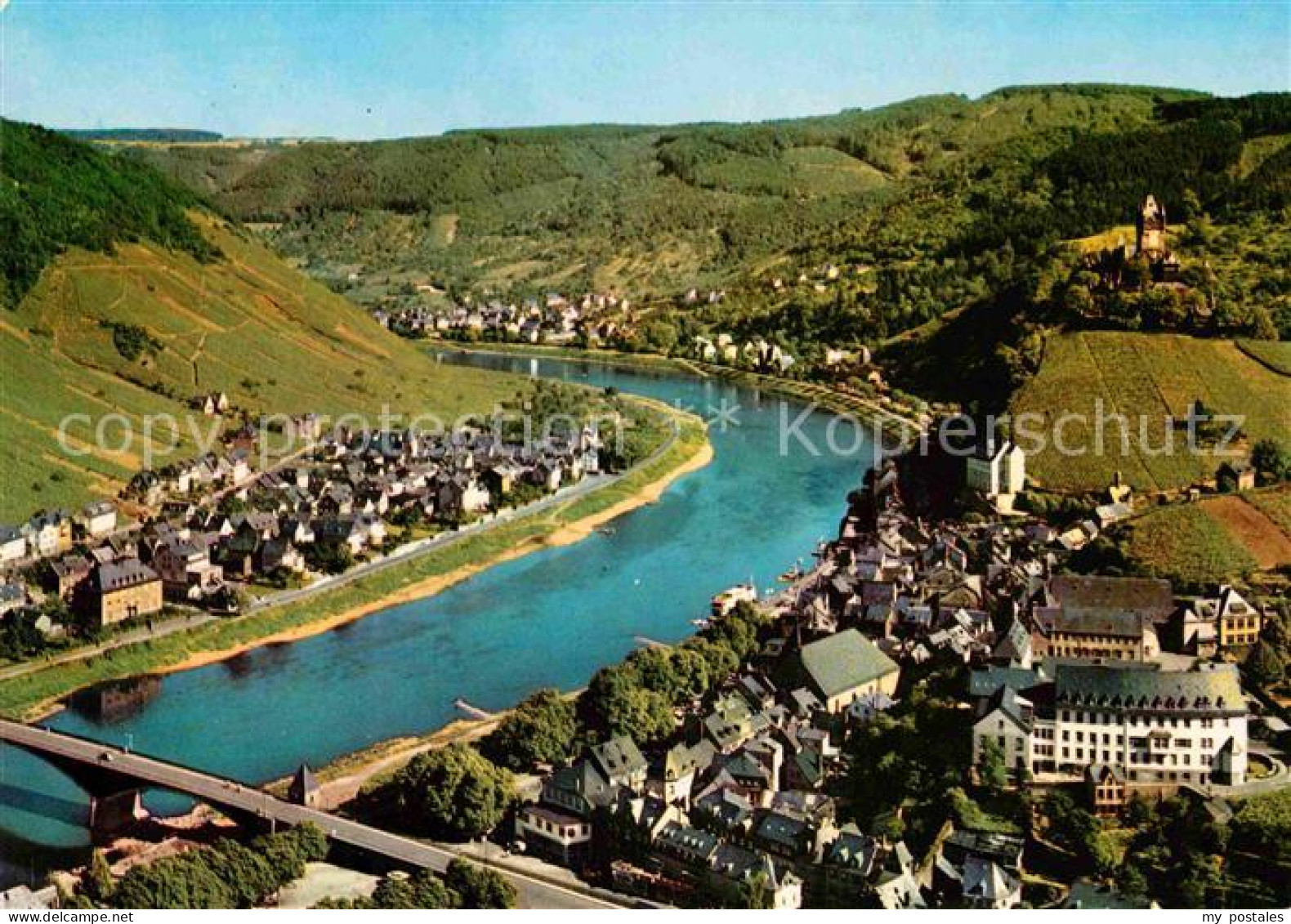 72636752 Cochem Mosel Blick Vom Pinnerkreuz Cochem - Cochem