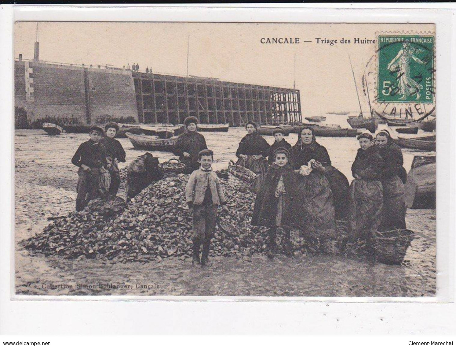 CANCALE : Triage Des Huîtres - Très Bon état - Cancale