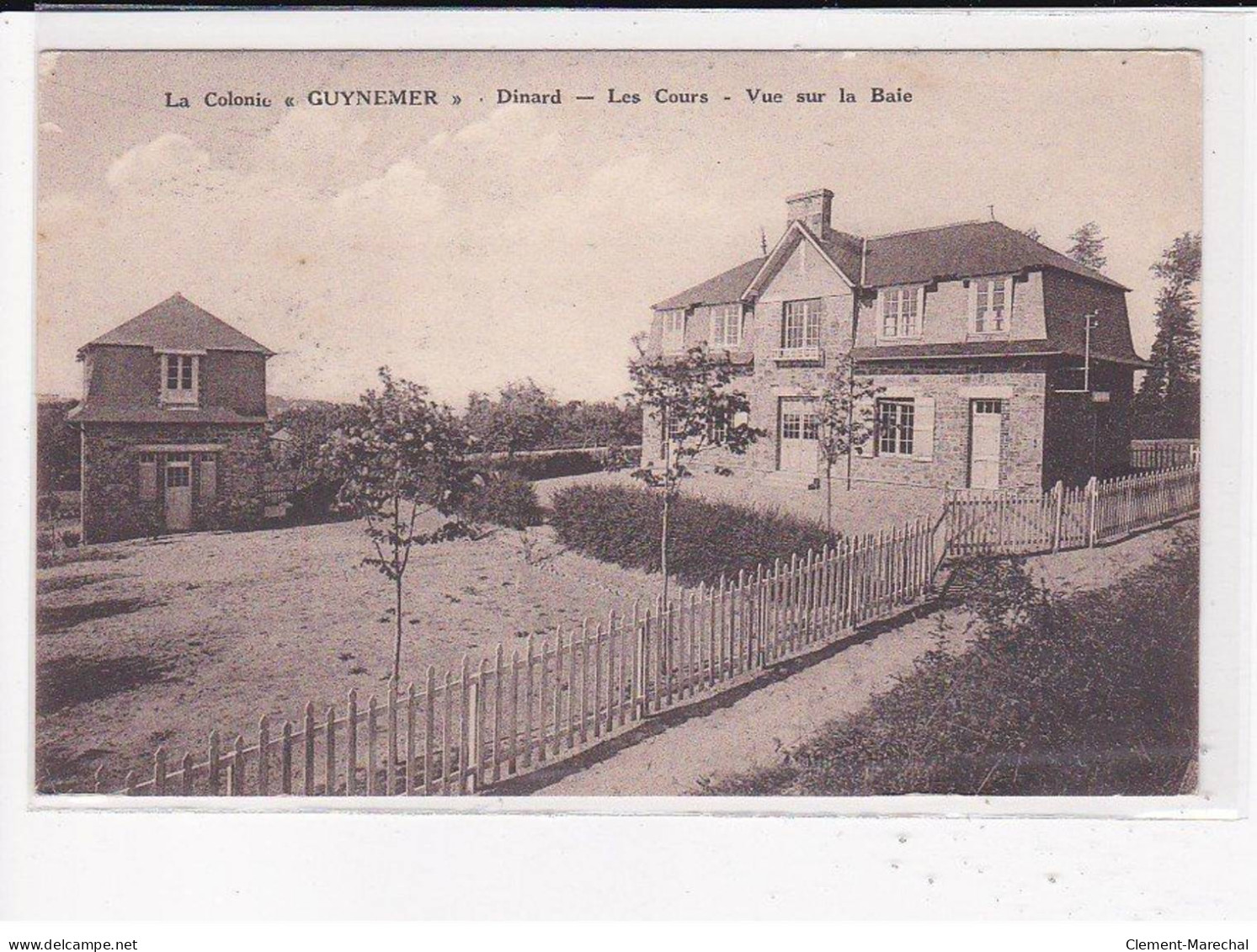 DINARD : La Colonie "Guynemer", Les Cours, Vue Sur La Baie - Très Bon état - Dinard