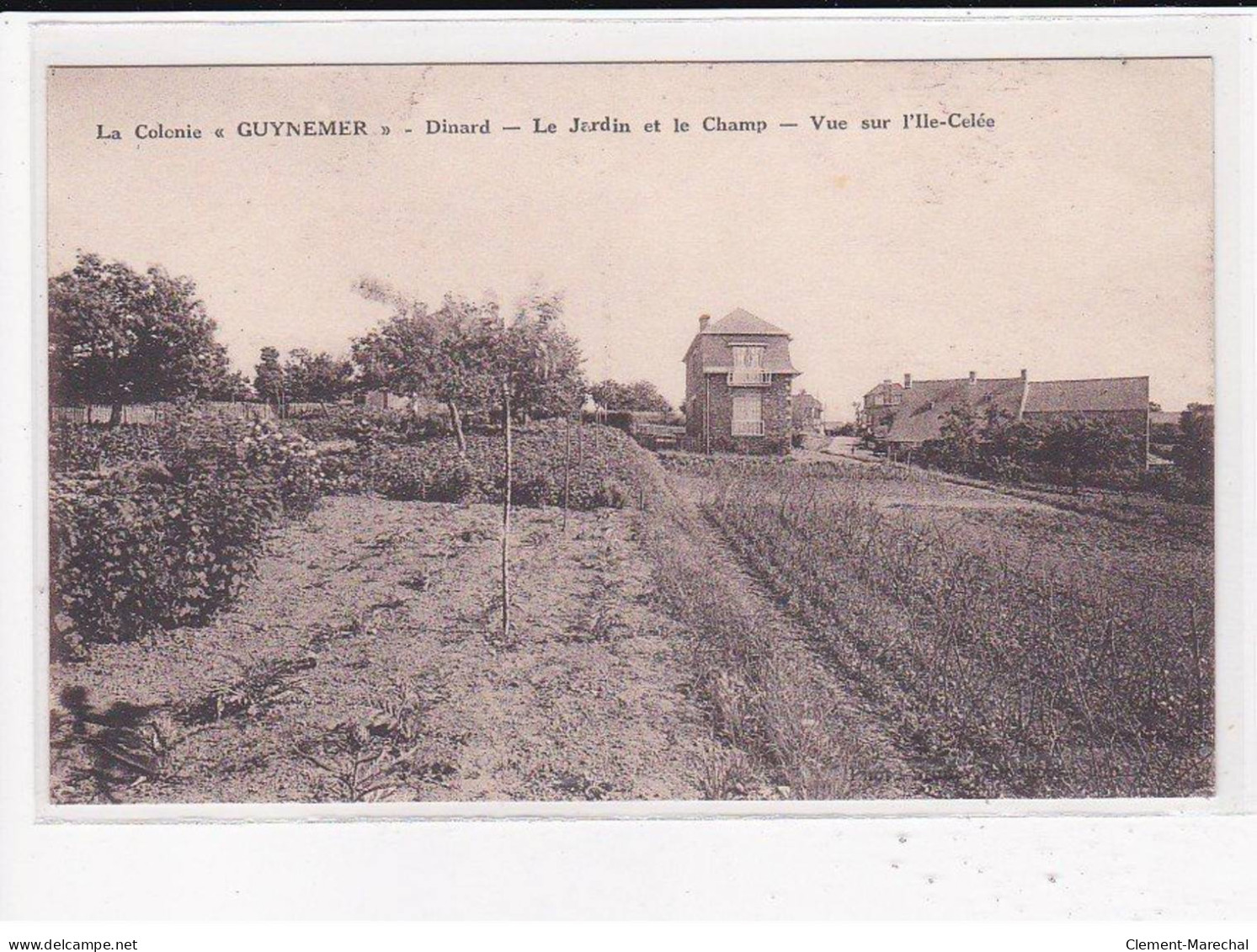 DINARD : La Colonie "Guynemer", Le Jardin Et Le Champ, Vue Sur L'Ile-Celée - Très Bon état - Dinard