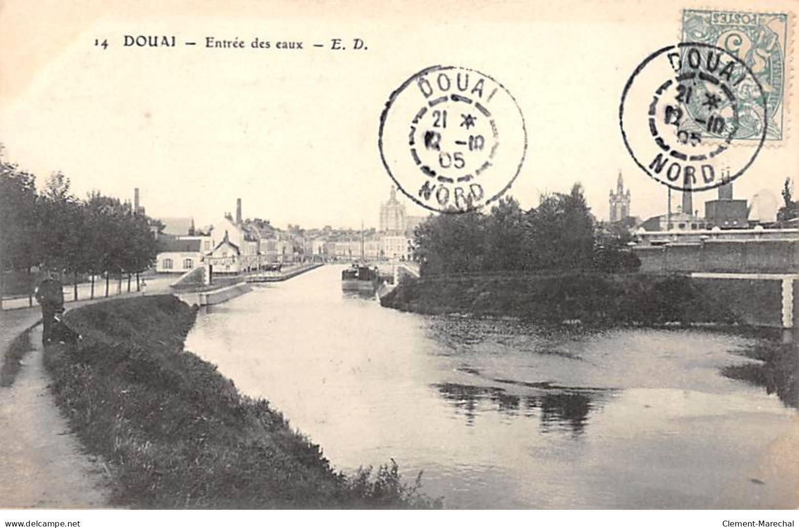 DOUAI - Entrée Des Eaux - Très Bon état - Douai