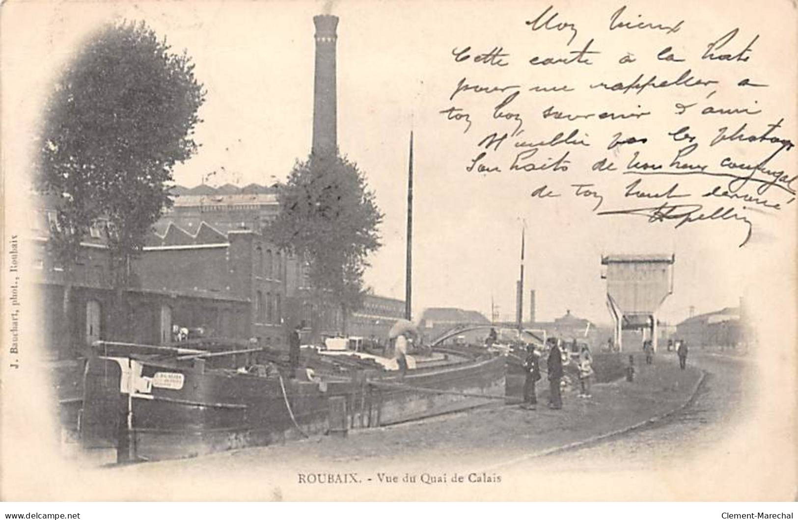 ROUBAIX - Vue Du Quai De Calais - Très Bon état - Roubaix