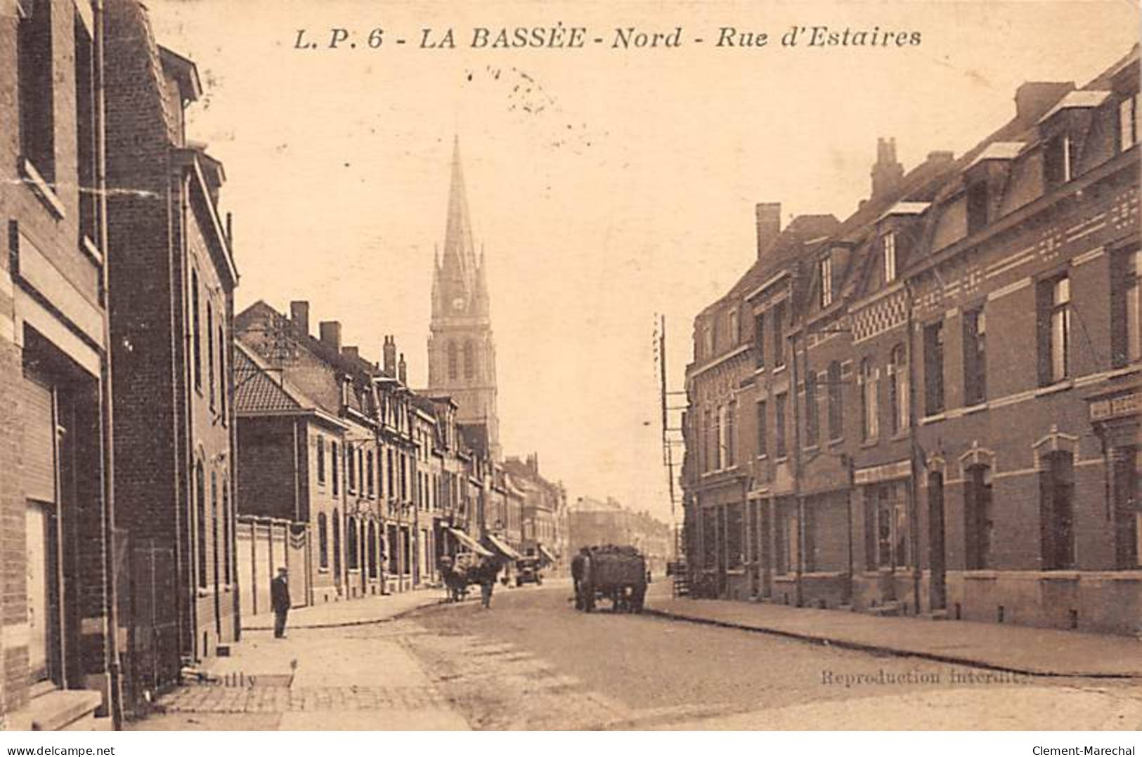 LA BASSEE - Rue D'Estaires - état - Sonstige & Ohne Zuordnung