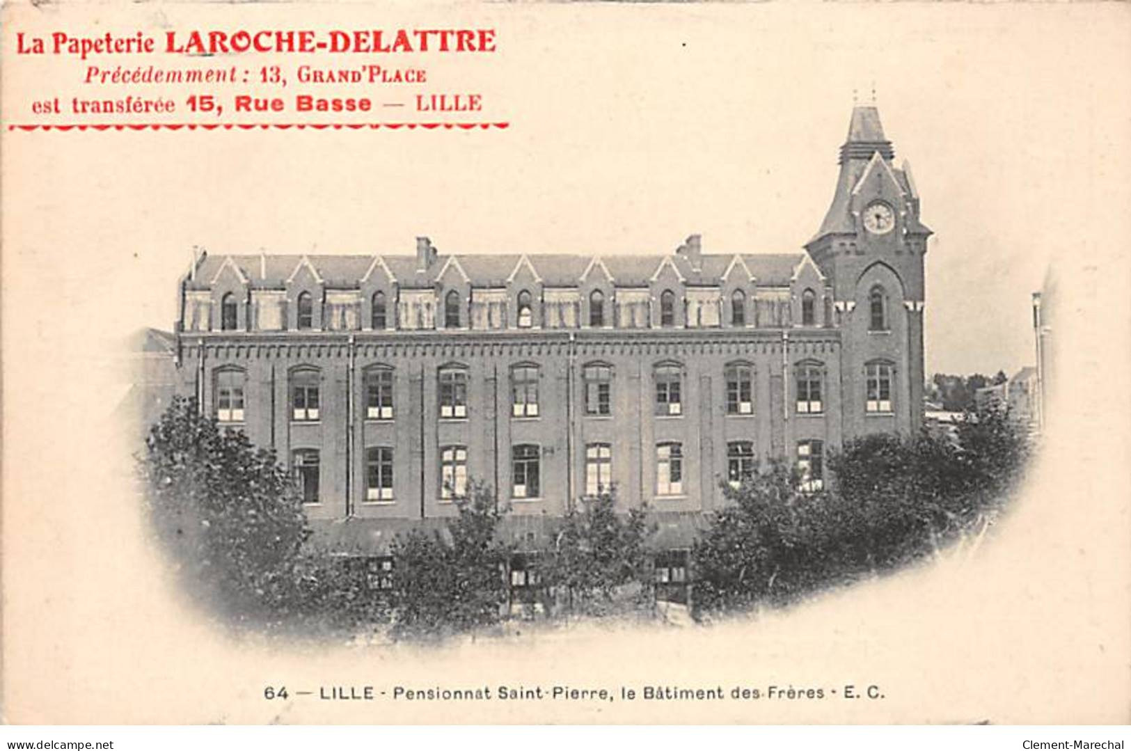 LILLE - Pensionnat Saint Pierre, Le Bâtiment Des Frères - Très Bon état - Lille