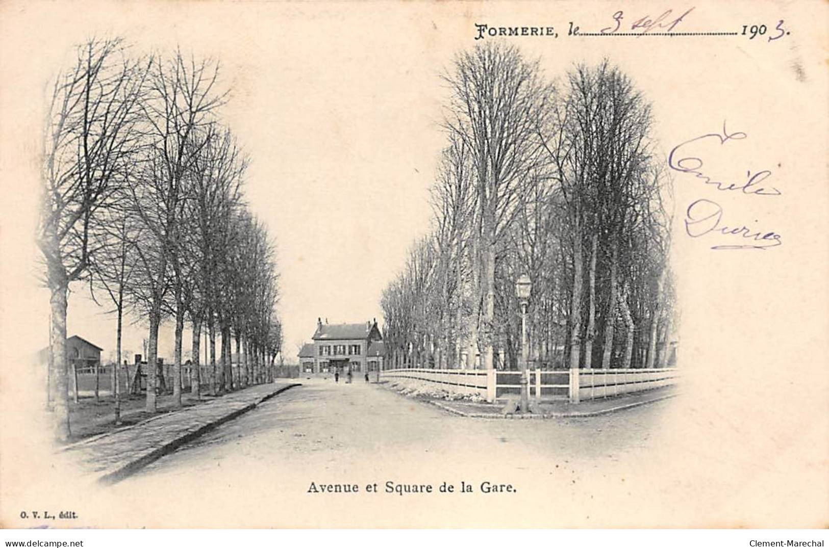 FORMERIE - Avenue Et Square De La Gare - Très Bon état - Formerie