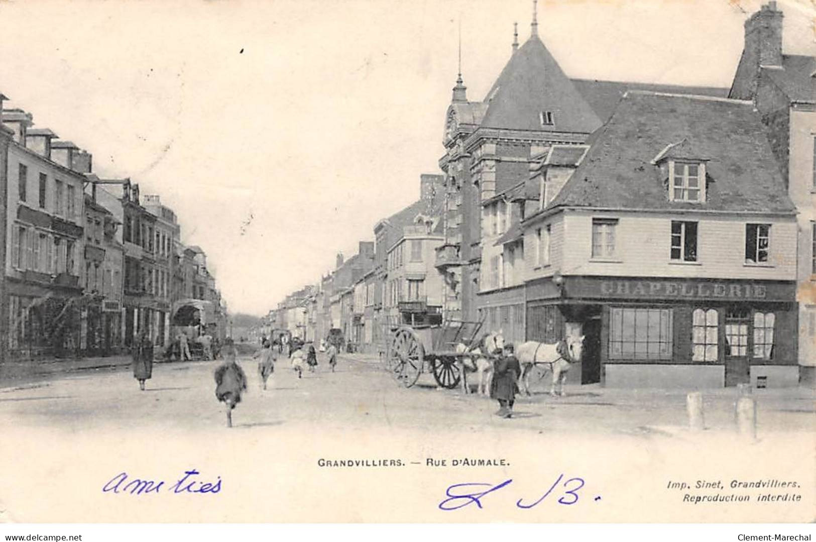 GRANDVILLIERS - Rue D'Aumale - Très Bon état - Grandvilliers