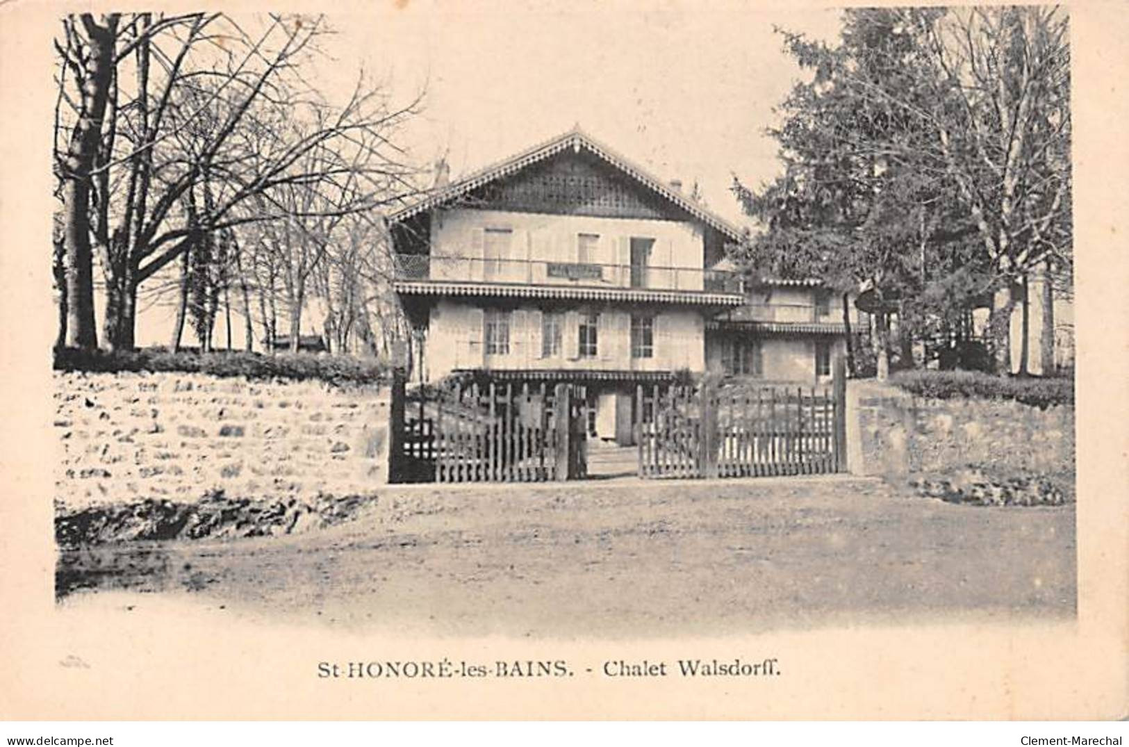 SAINT HONORE LES BAINS - Chalet Walsdorff - Très Bon état - Saint-Honoré-les-Bains