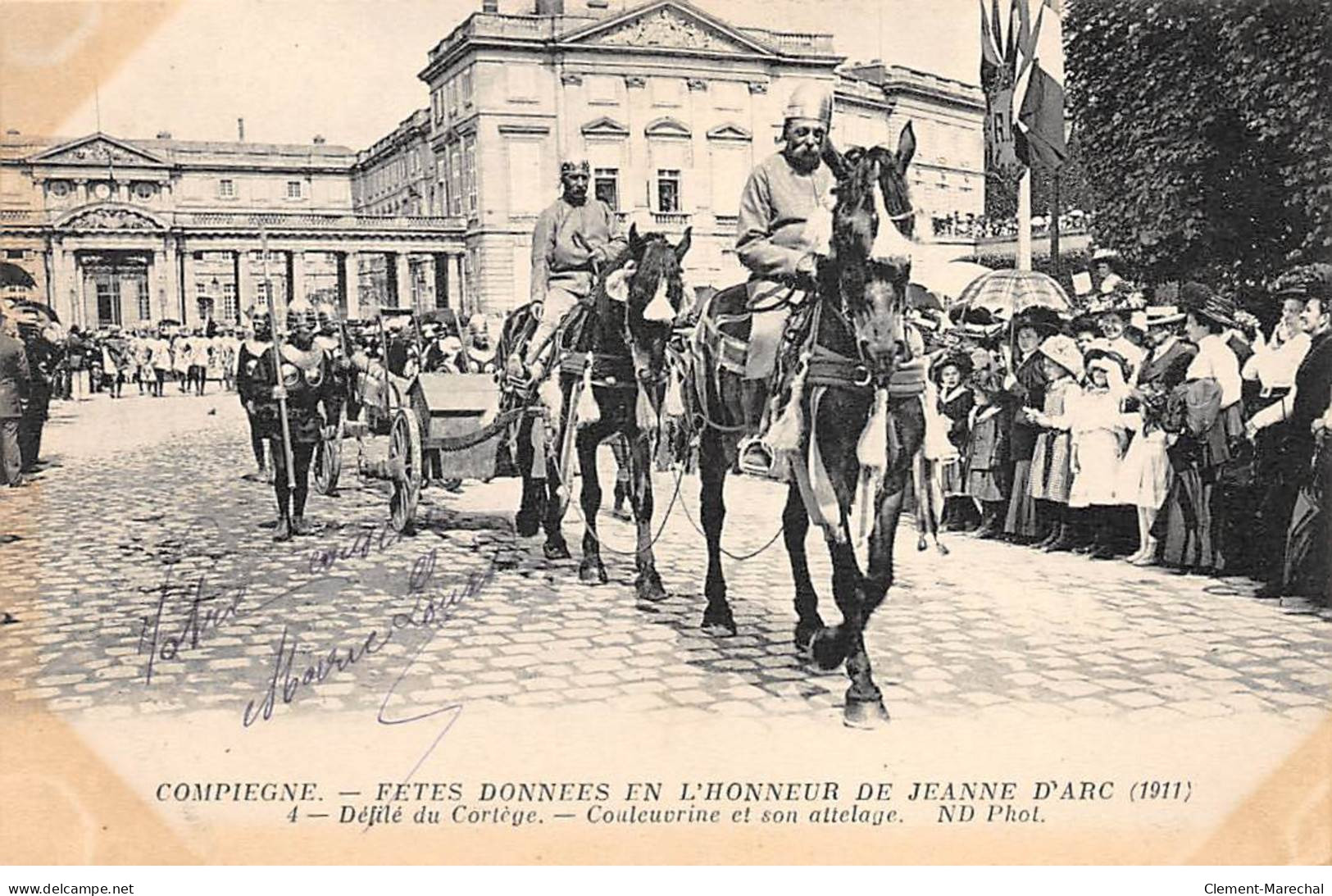 COMPIEGNE - Fêtes Données En L'Honneur De Jeanne D'Arc 1911 - Défilé Du Cortège - Très Bon état - Compiegne