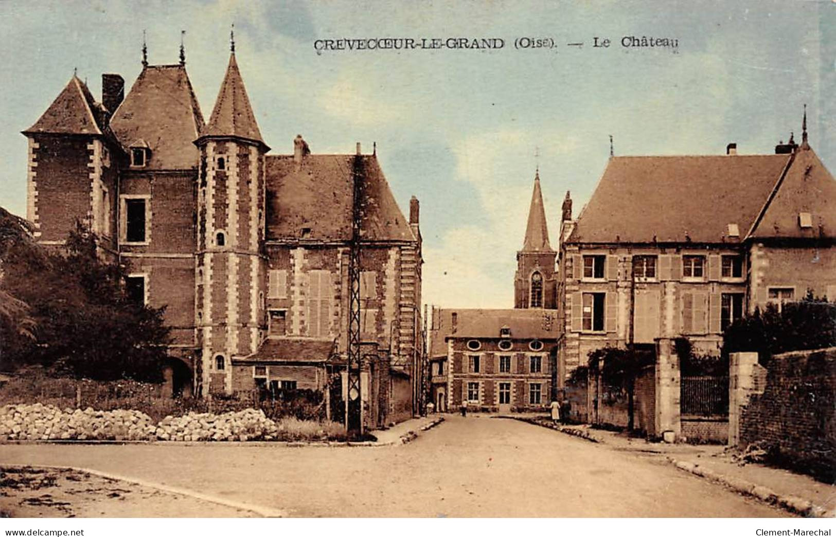 CREVECOEUR LE GRAND - Le Château - Très Bon état - Crevecoeur Le Grand