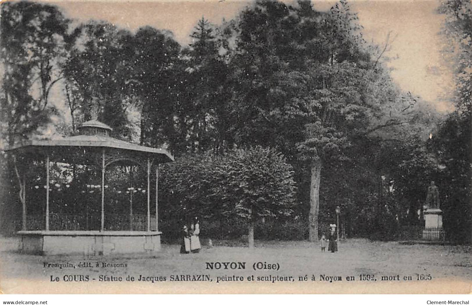 NOYON - Statue De Jacques Sarrazin - Très Bon état - Noyon