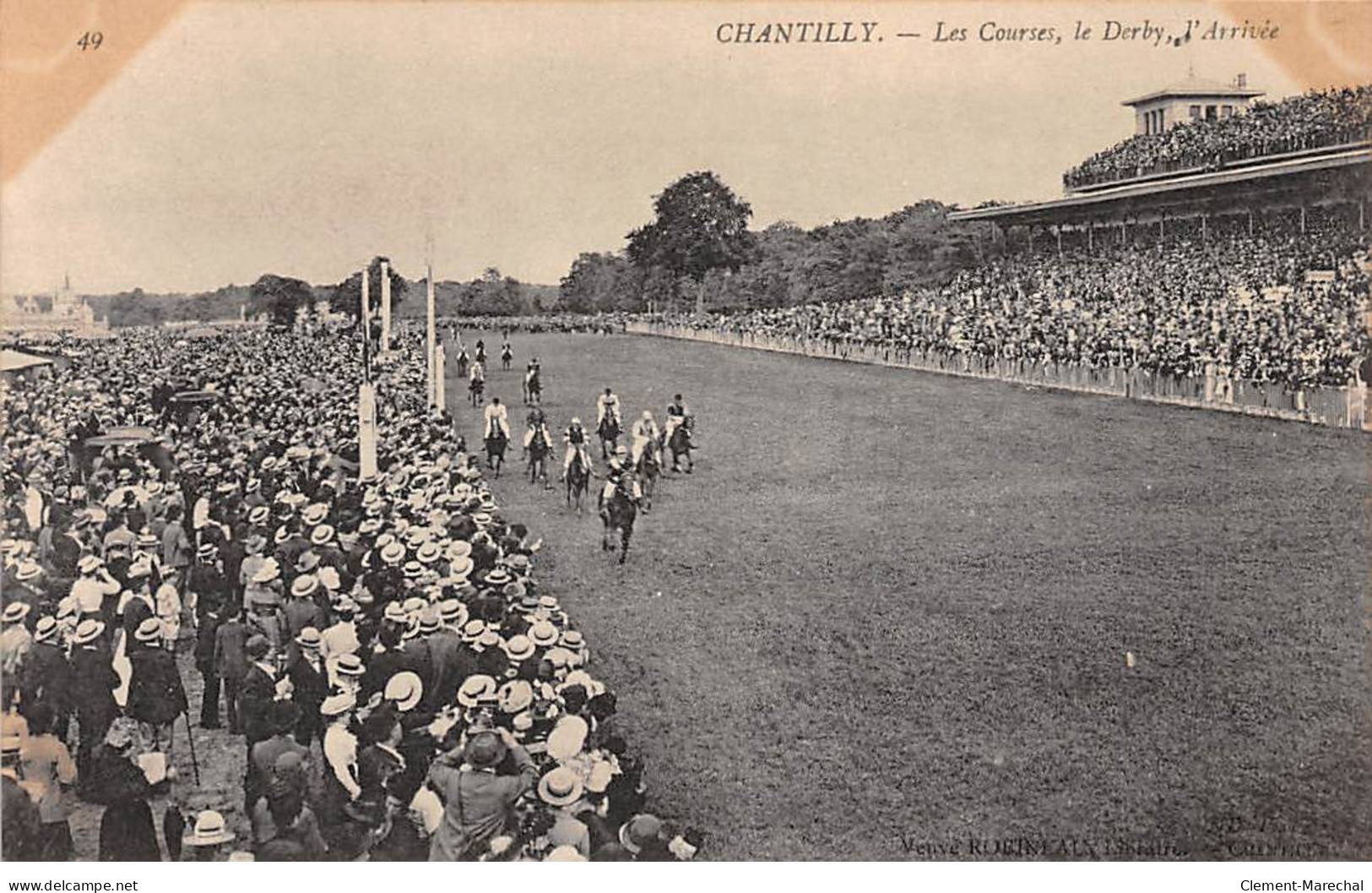 CHANTILLY - Les Courses, Le Derby, L'Arrivée - Très Bon état - Chantilly