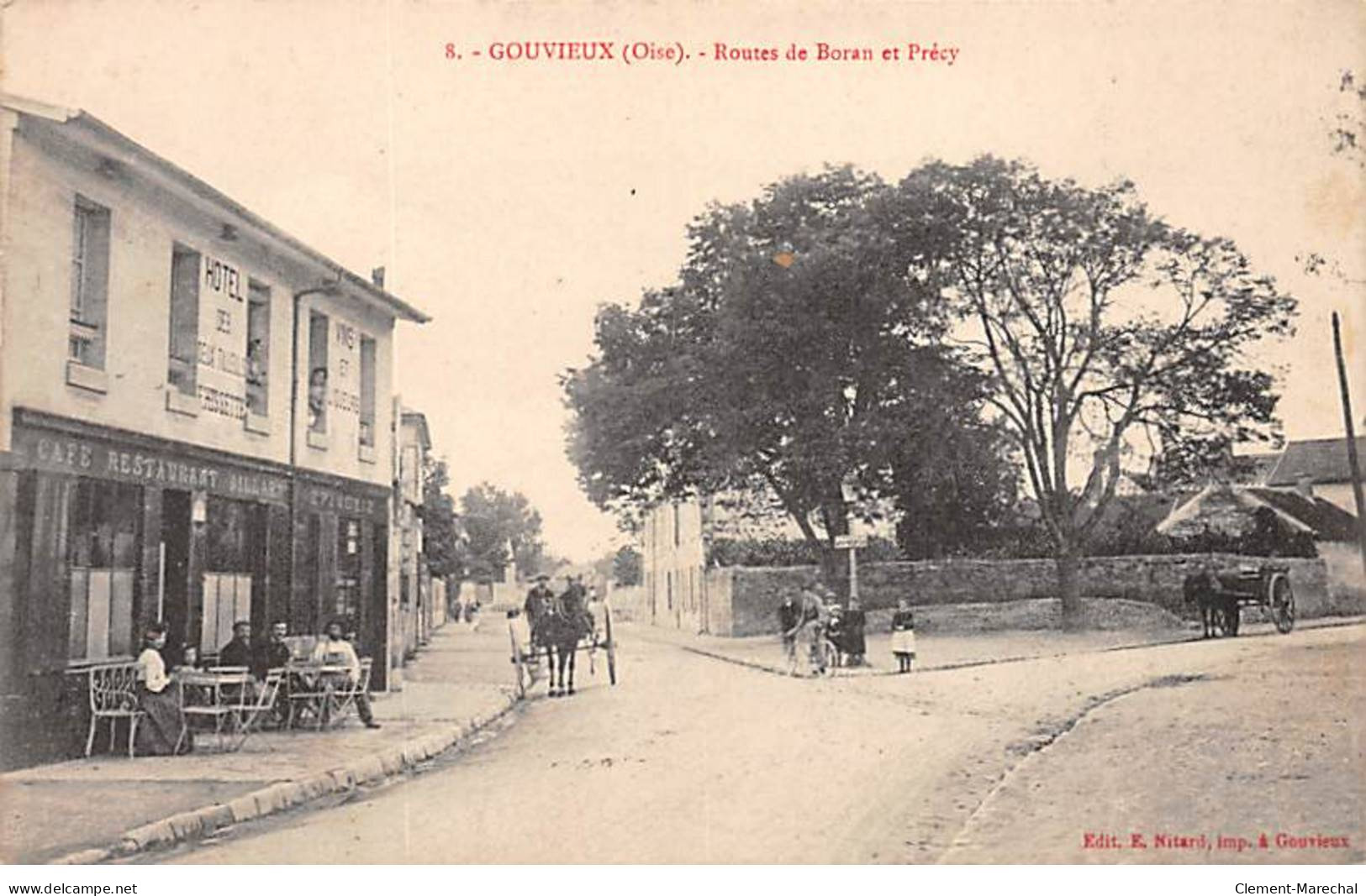 GOUVIEUX - Routes De Boran Et Précy - Très Bon état - Gouvieux