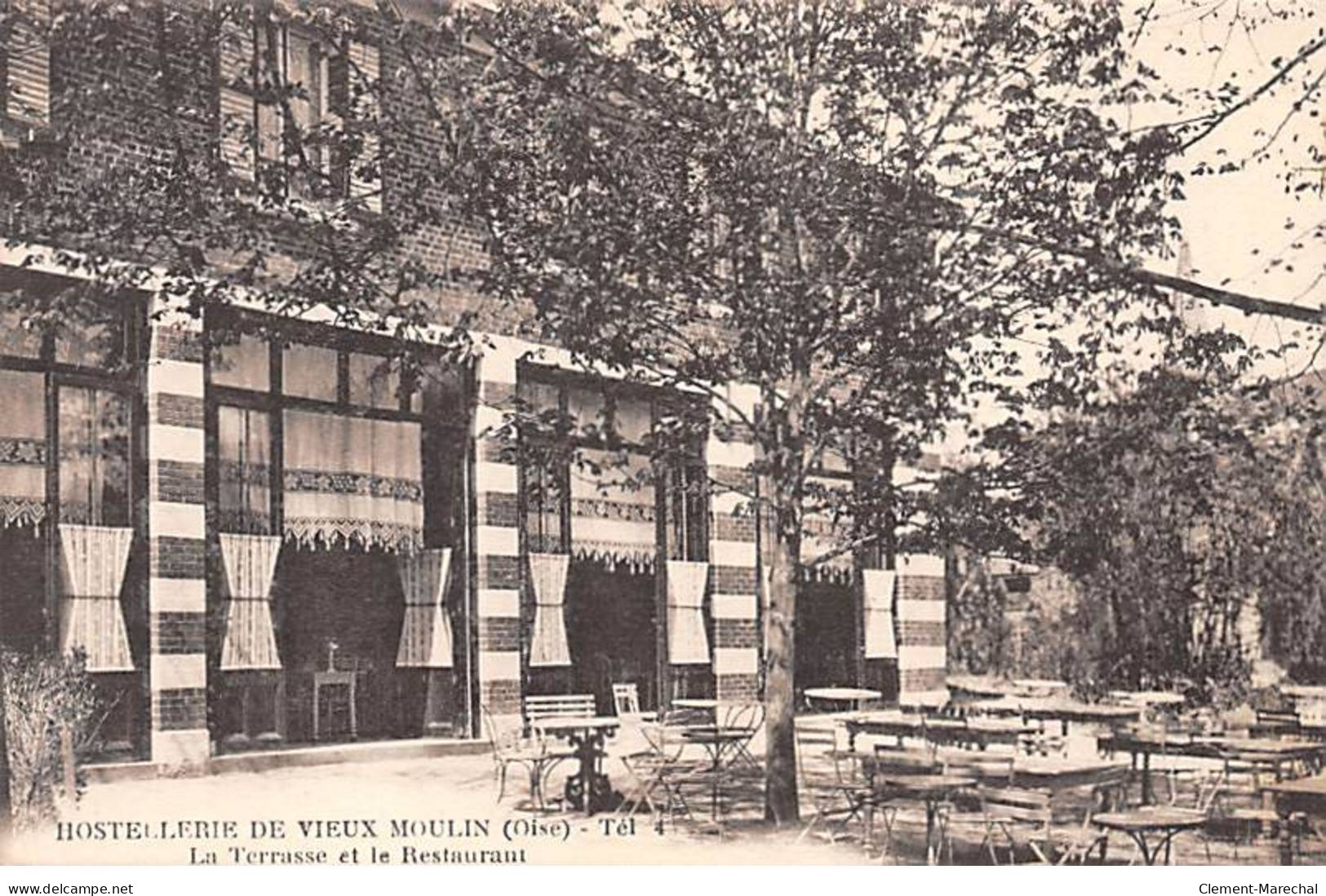 Hostellerie Du Vieux Moulin - La Terrasse Et Le Restaurant - Très Bon état - Autres & Non Classés