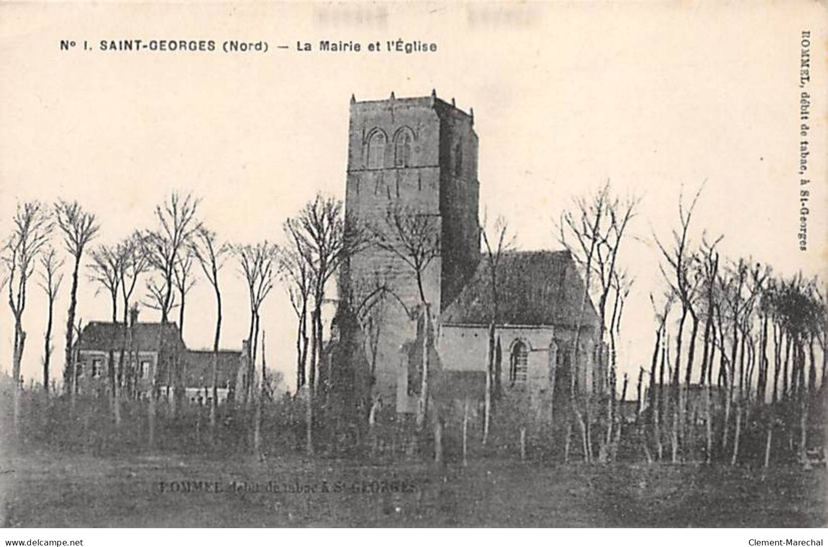 SAINT GEORGES - La Mairie Et L'Eglise - Très Bon état - Otros & Sin Clasificación