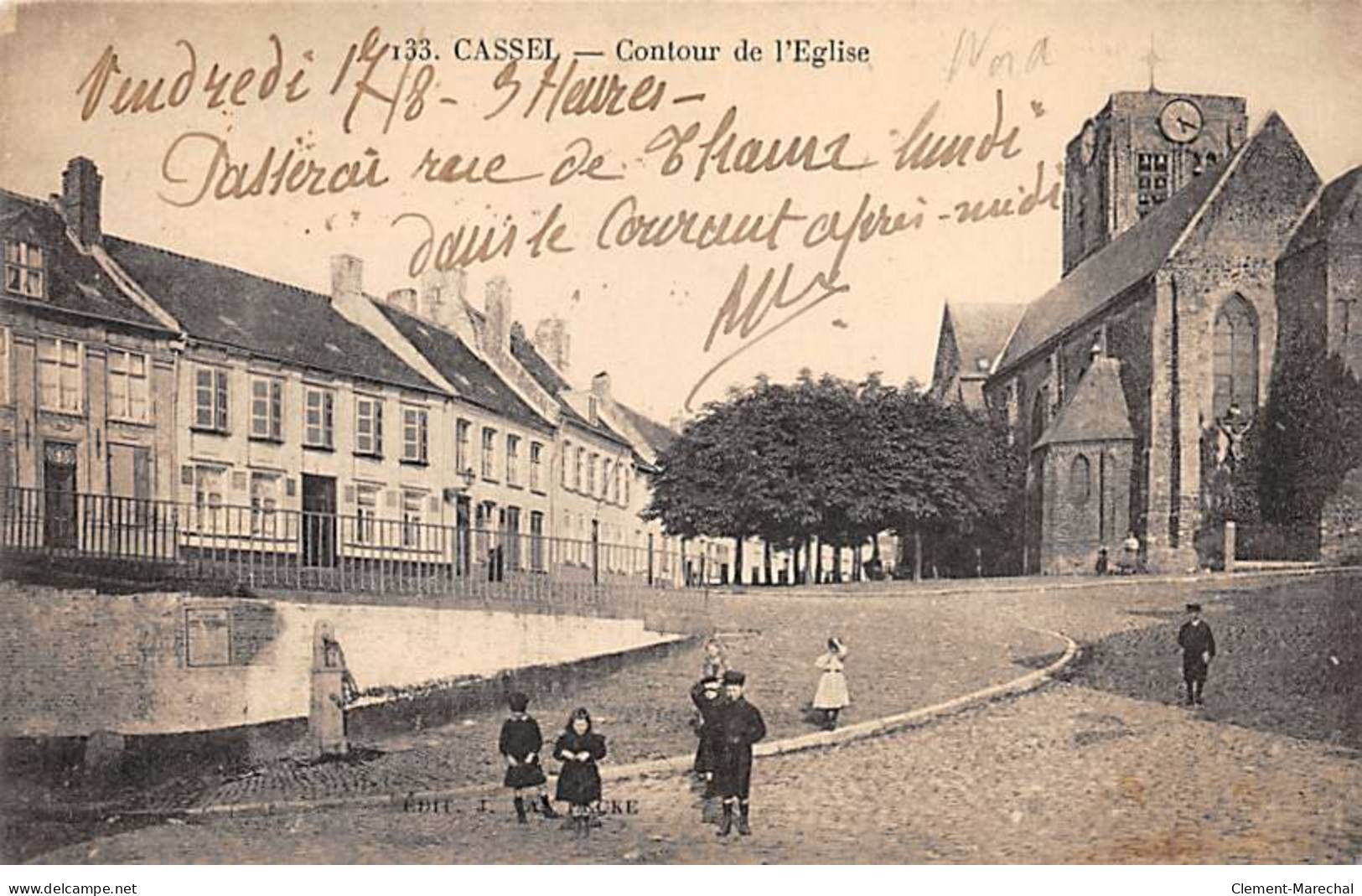 CASSEL - Contour De L'Eglise - Très Bon état - Cassel