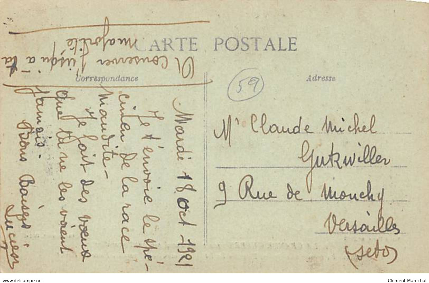 La Grande Guerre 1914 15 - DOUAI Pendant L'occupation - Revue Des Troupes Allemandes - Place Du Boulet - état - Douai