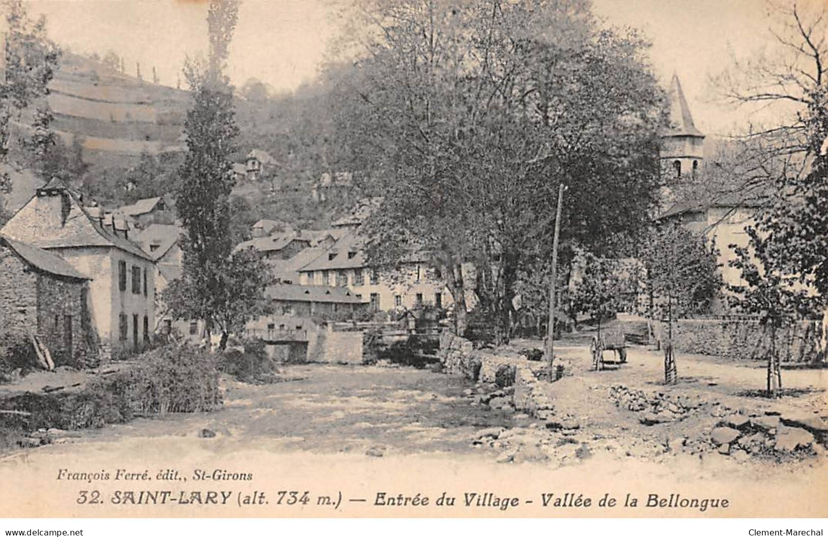 SAINT LARY - Entrée Du Village - Vallée De La Bellongue - Très Bon état - Sonstige & Ohne Zuordnung