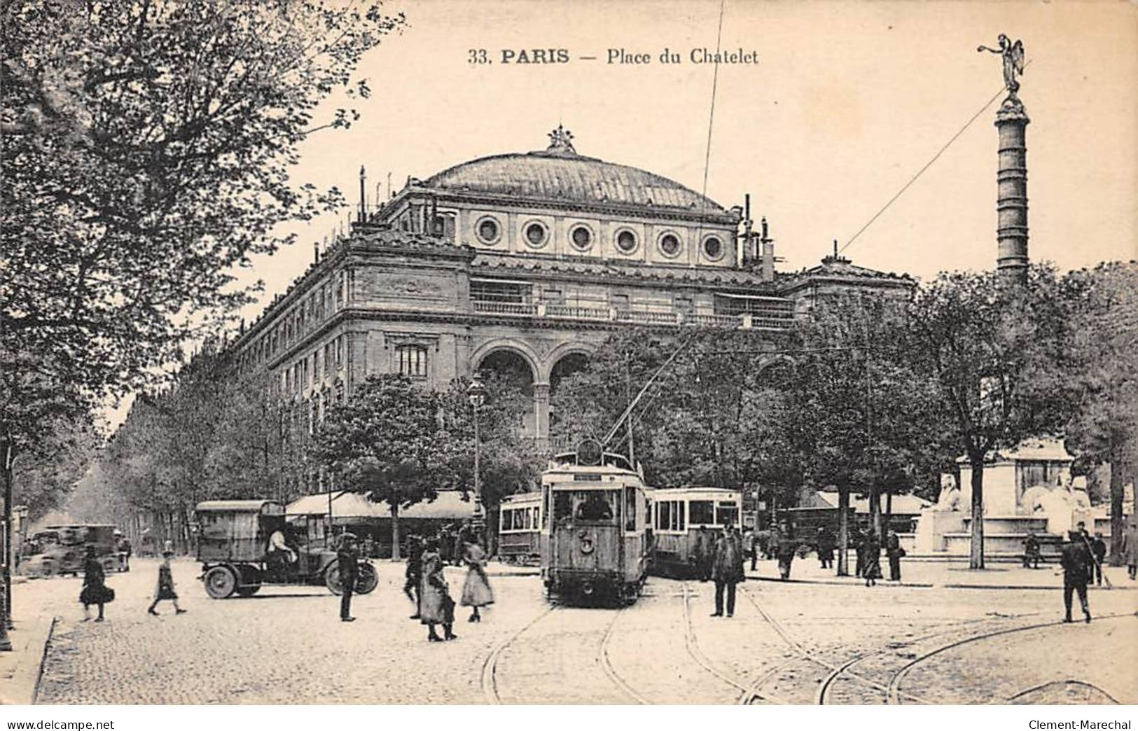 PARIS - Place Du Chatelet - Très Bon état - Arrondissement: 01
