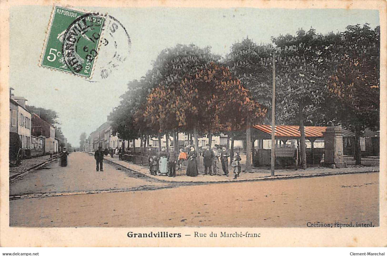 GRANDVILLIERS - Rue Du Marché Franc - Très Bon état - Grandvilliers