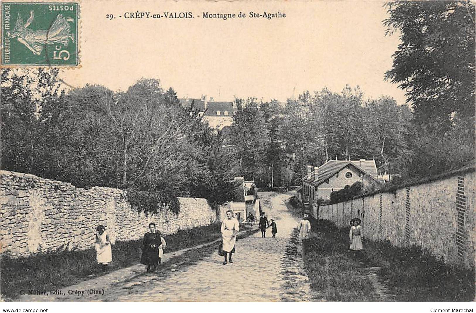 CREPY EN VALOIS - Montagne De Sainte Agathe - Très Bon état - Crepy En Valois