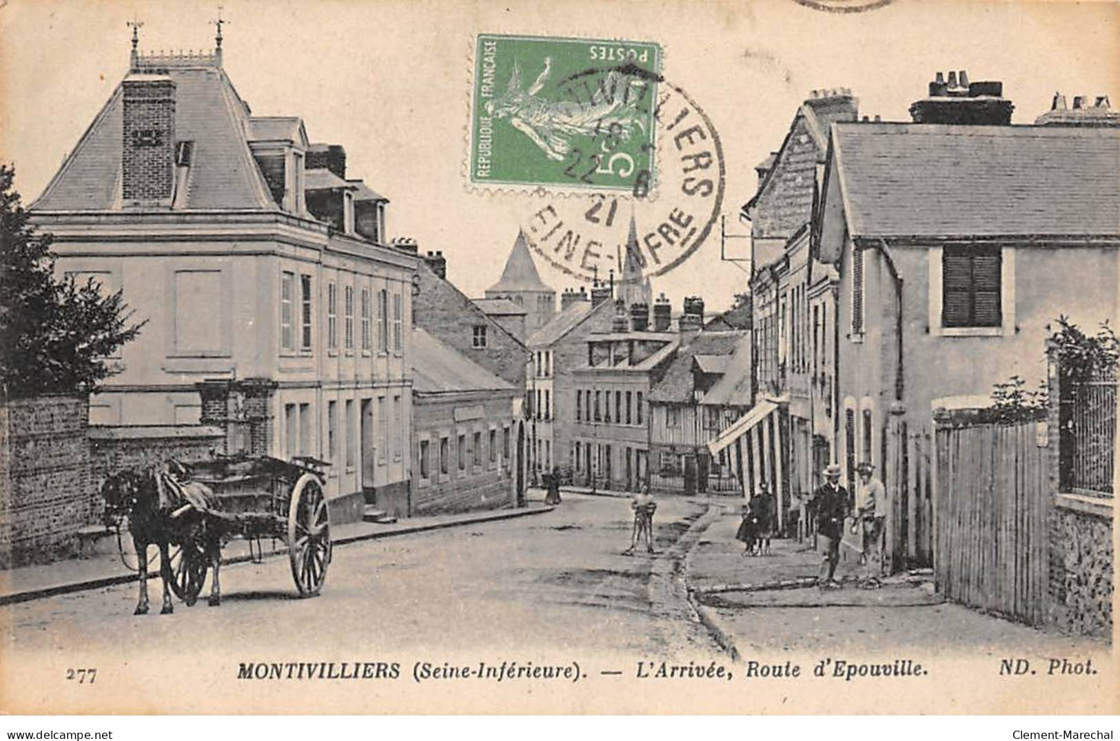 MONTIVILLIERS - L'Arrivée, Route D'Epouville - Très Bon état - Montivilliers