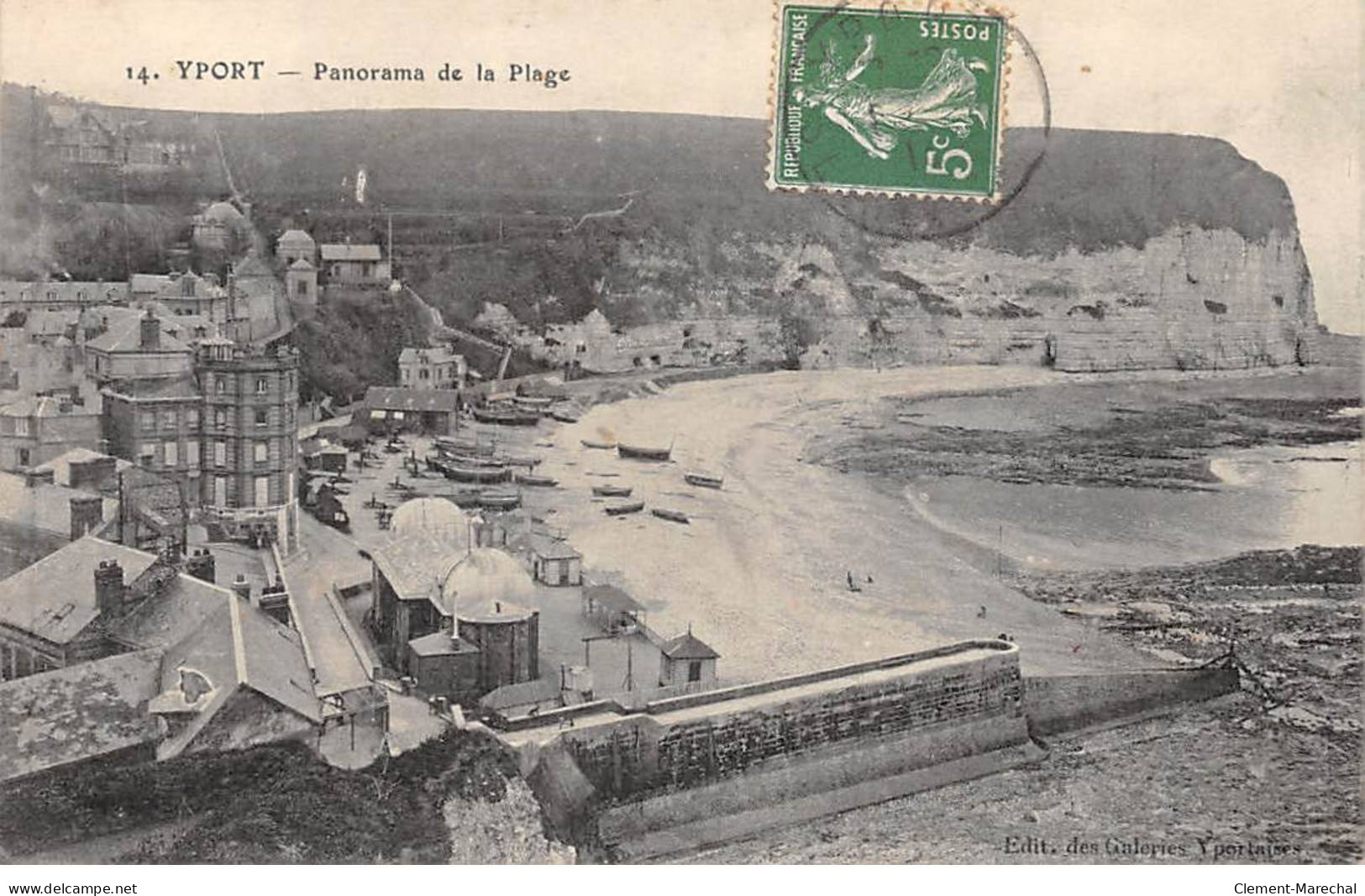 YPORT - Panorama De La Plage - Très Bon état - Yport