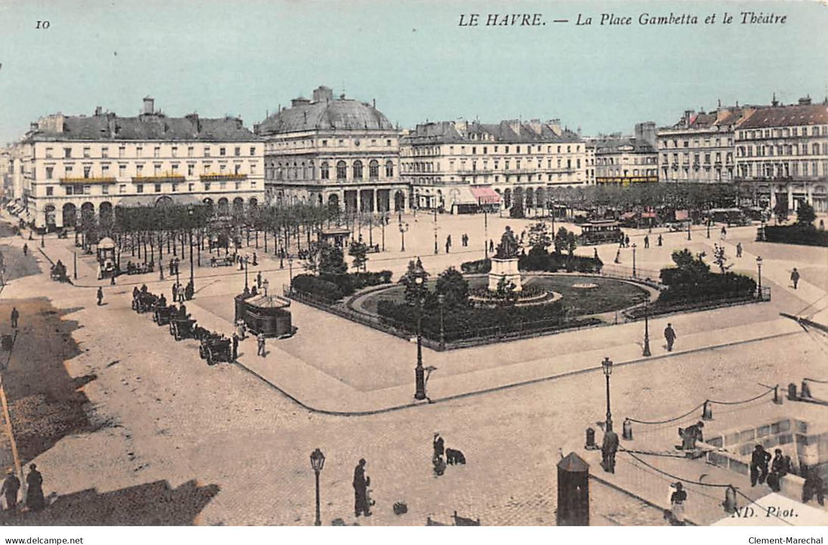 LE HAVRE - La Place Gambetta Et Le Théâtre - Très Bon état - Non Classés