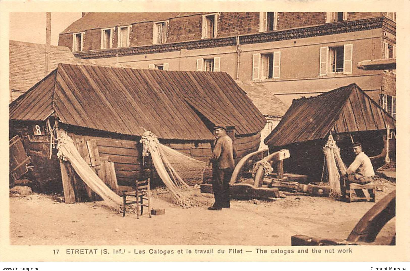 ETRETAT - Les Caloges Et Le Travail Du Filet - Très Bon état - Etretat