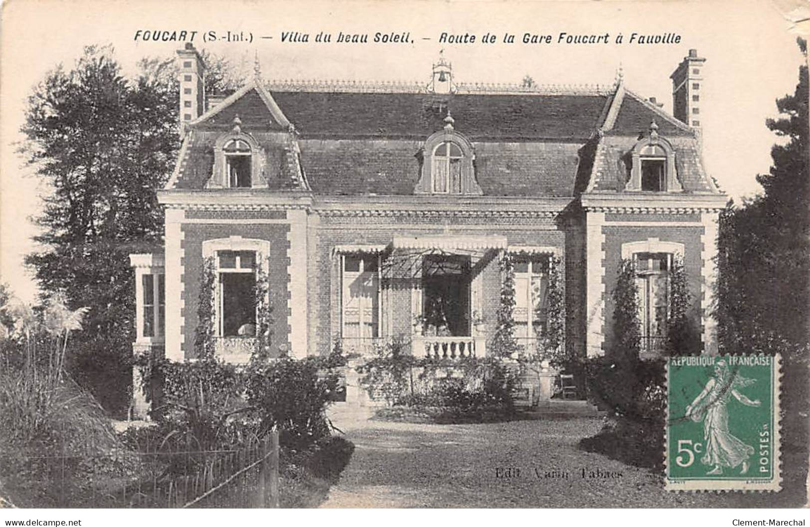 FOUCART - Villa Du Beau Soleil - état - Autres & Non Classés