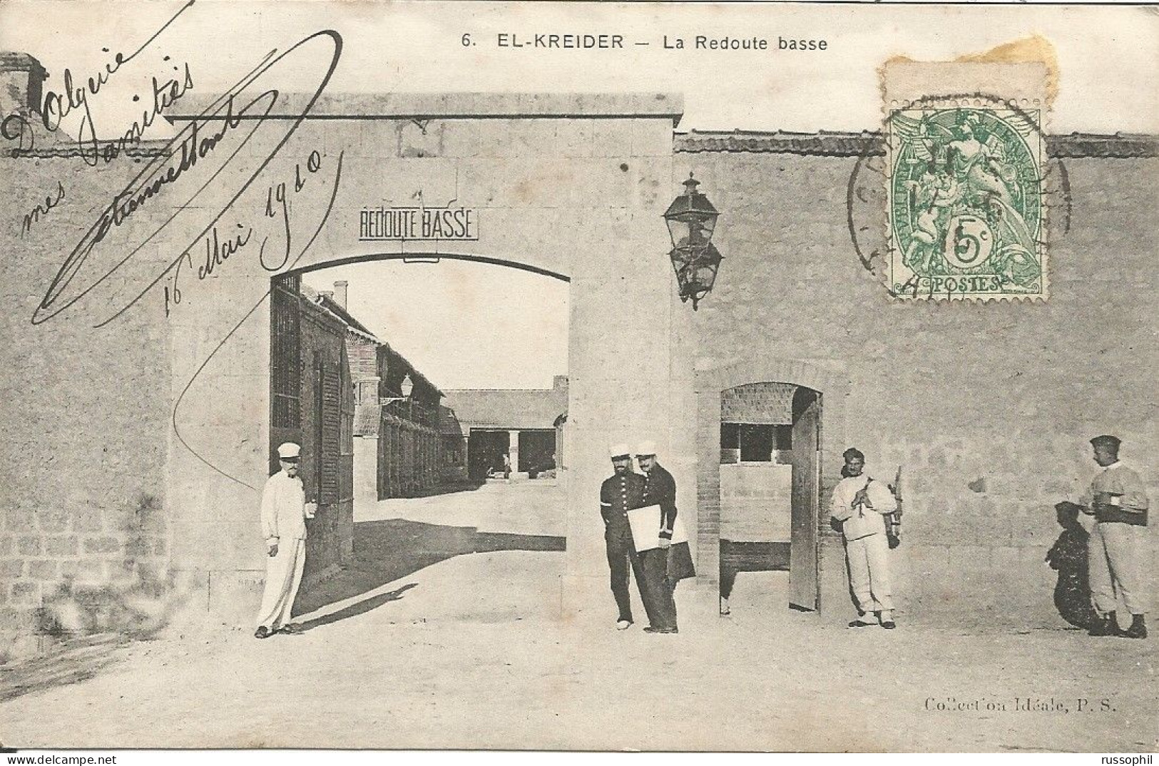 ALGERIE - EL KREIDER - LA REDOUTE BASSE - ED. P.S. REF #6 - 1910 - Autres Villes