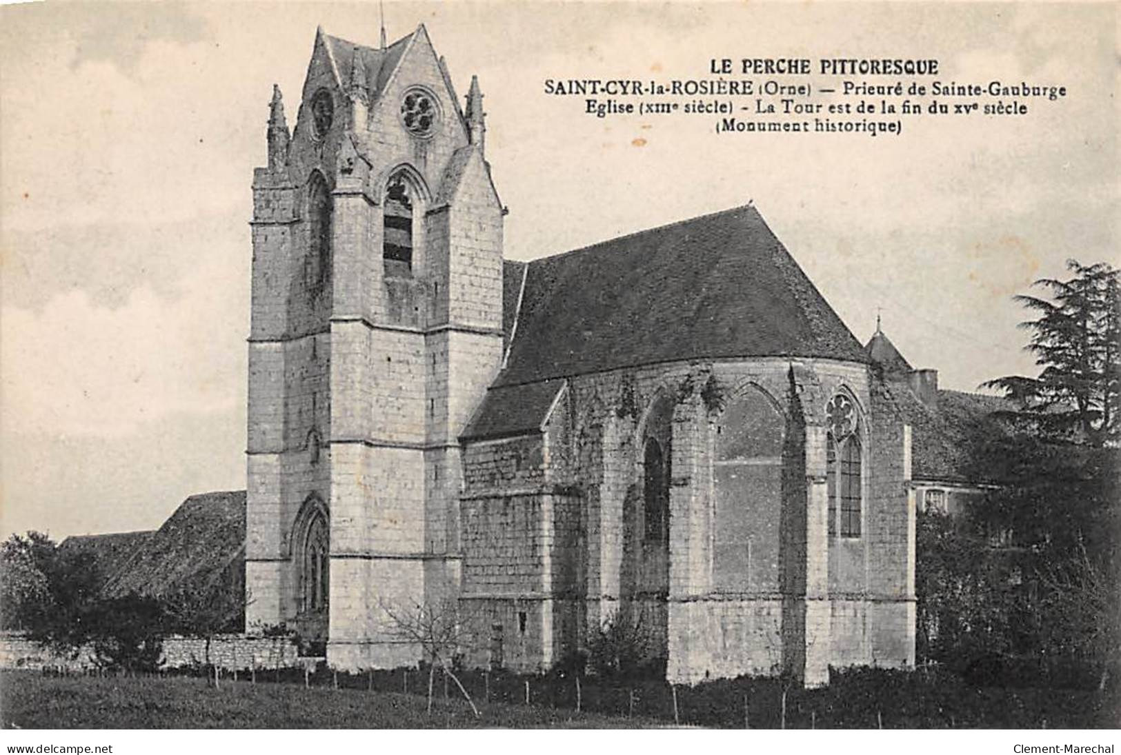 SAINT CYR LA ROSIERE - Prieuré De Sainte Gauburge - Eglise - Très Bon état - Sonstige & Ohne Zuordnung